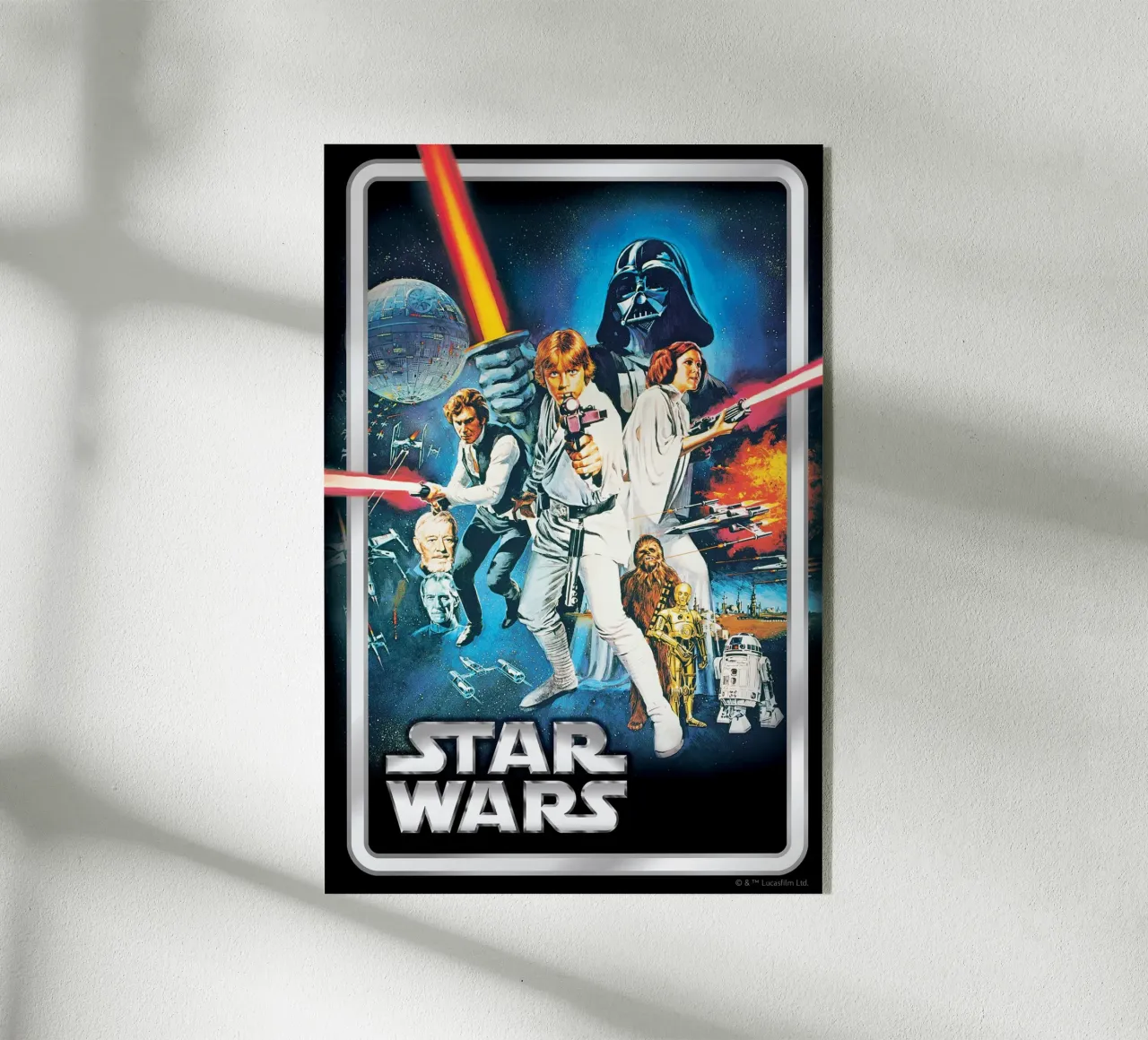 RETRO - STAR WARS CHARACTERS plexiglass da Star Wars