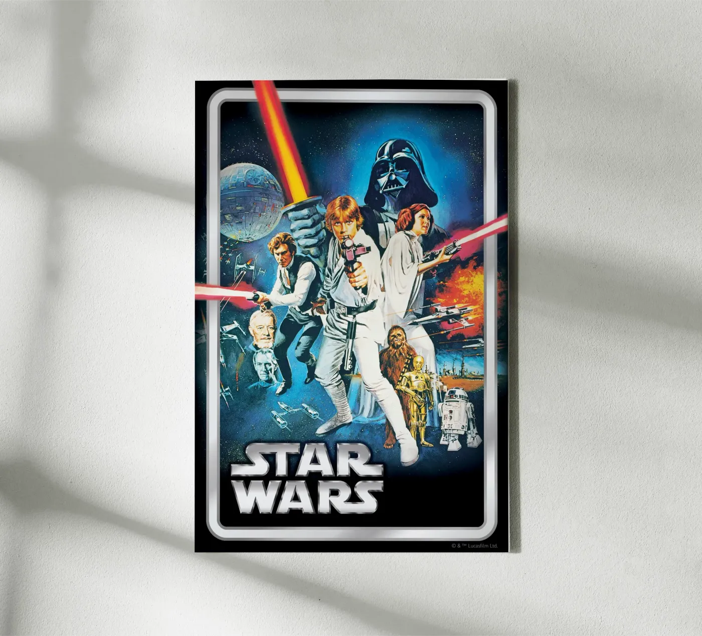 RETRO - STAR WARS CHARACTERS toile de Star Wars