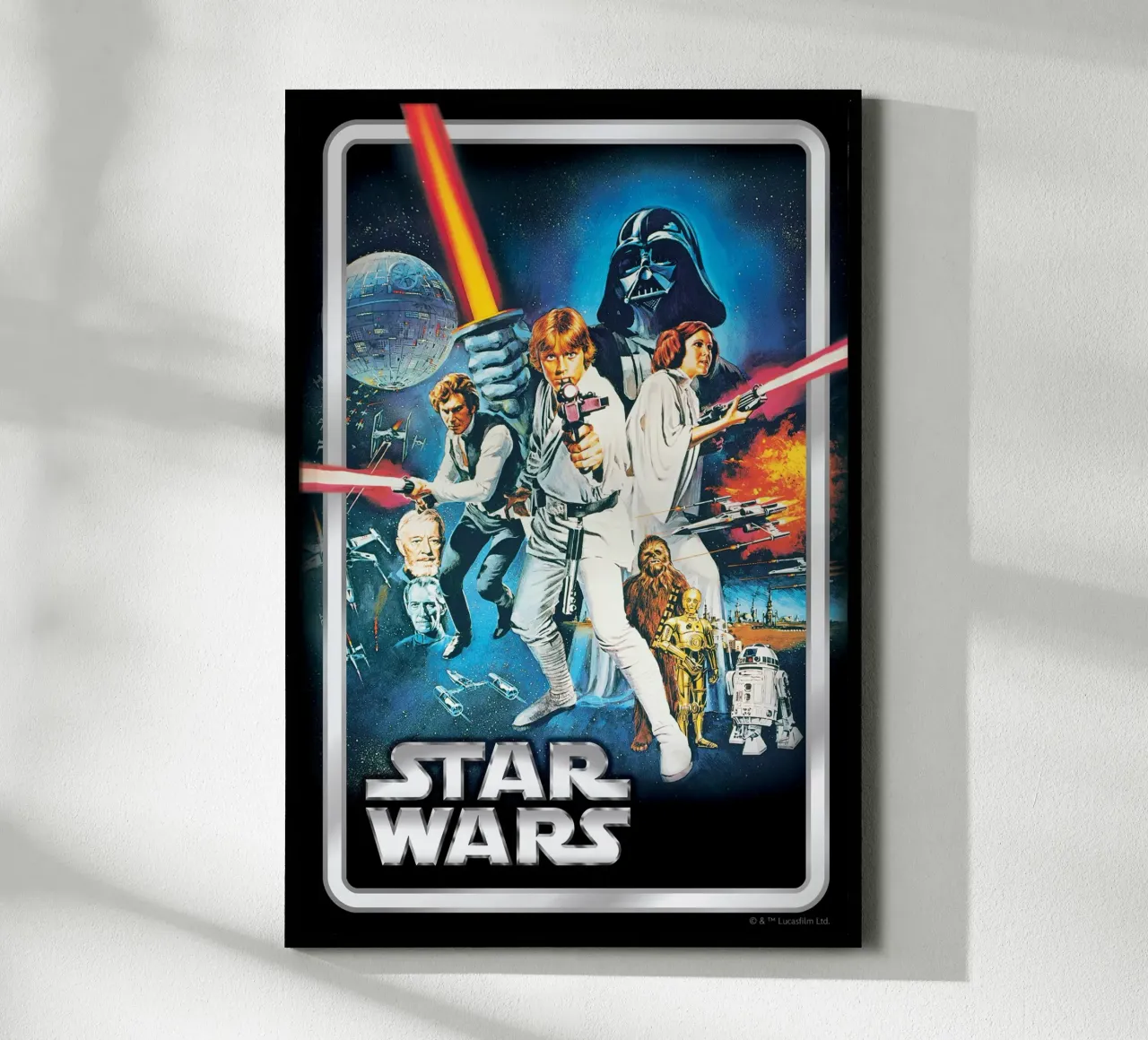 RETRO - STAR WARS CHARACTERS carta hahnemühle da Star Wars