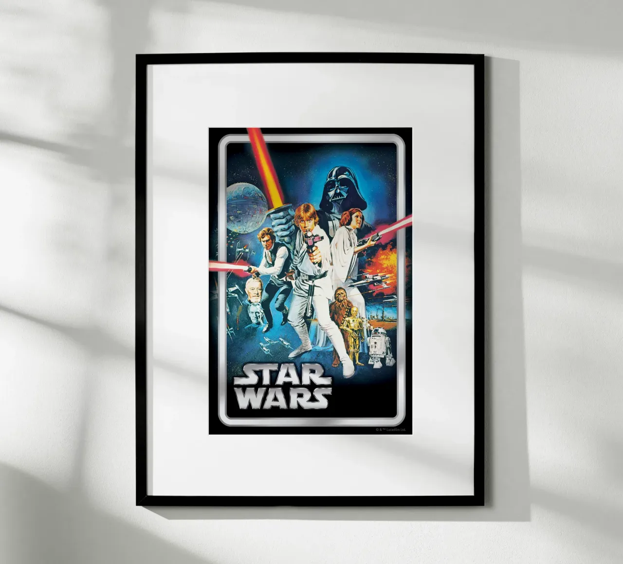 RETRO - STAR WARS CHARACTERS carta hahnemühle da Star Wars