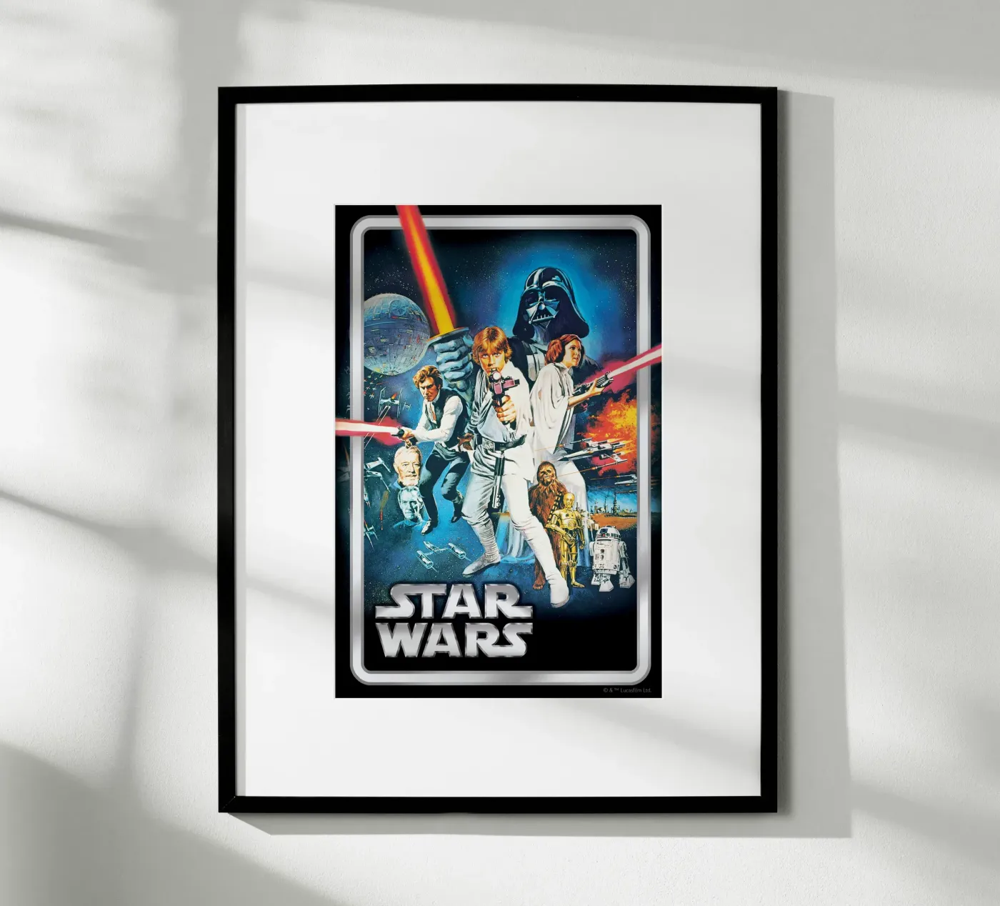 RETRO - STAR WARS CHARACTERS poster de Star Wars