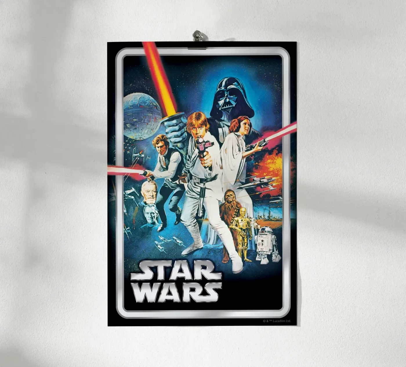 RETRO - STAR WARS CHARACTERS poster de Star Wars