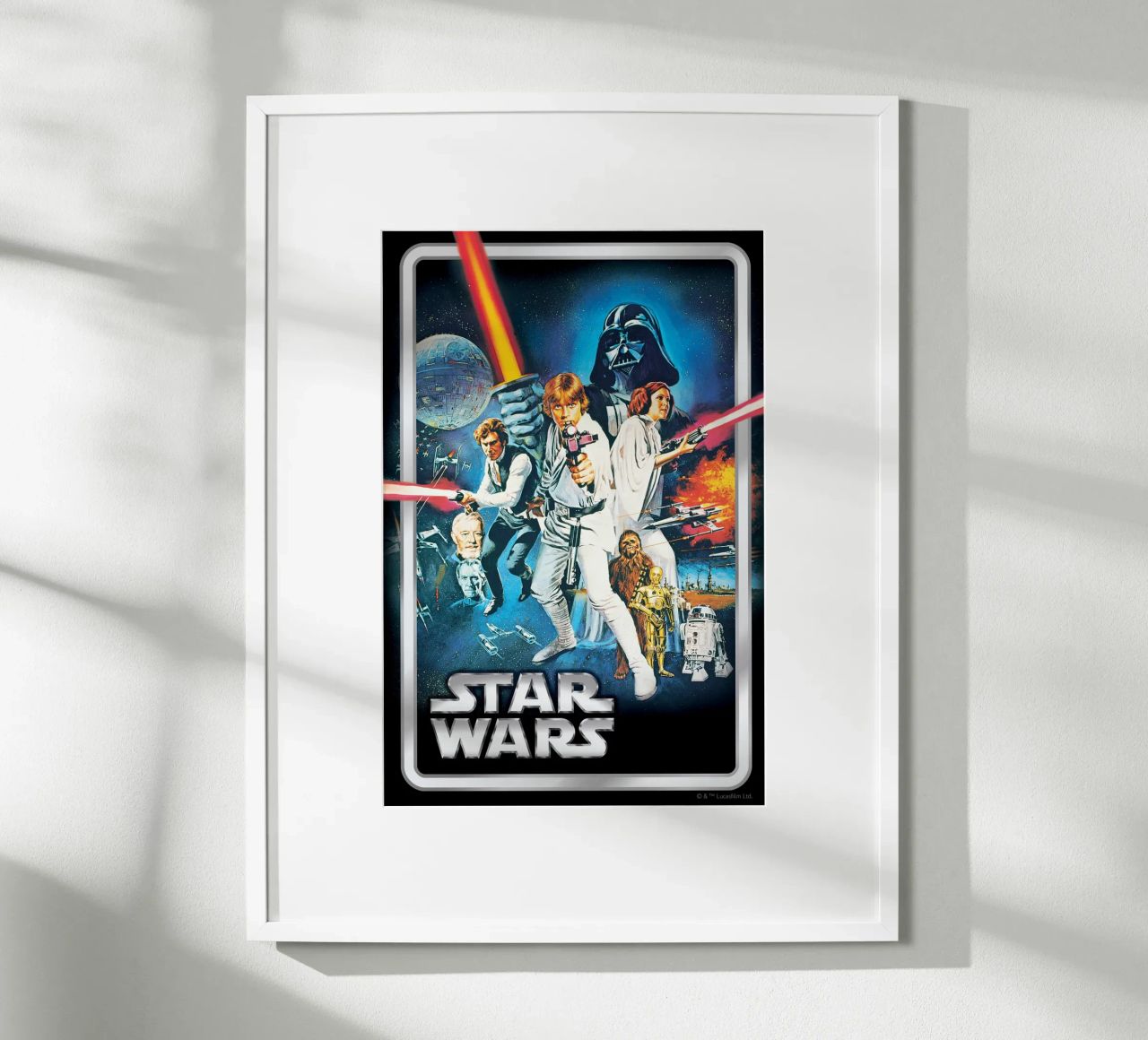 RETRO - STAR WARS CHARACTERS Poster von Star Wars