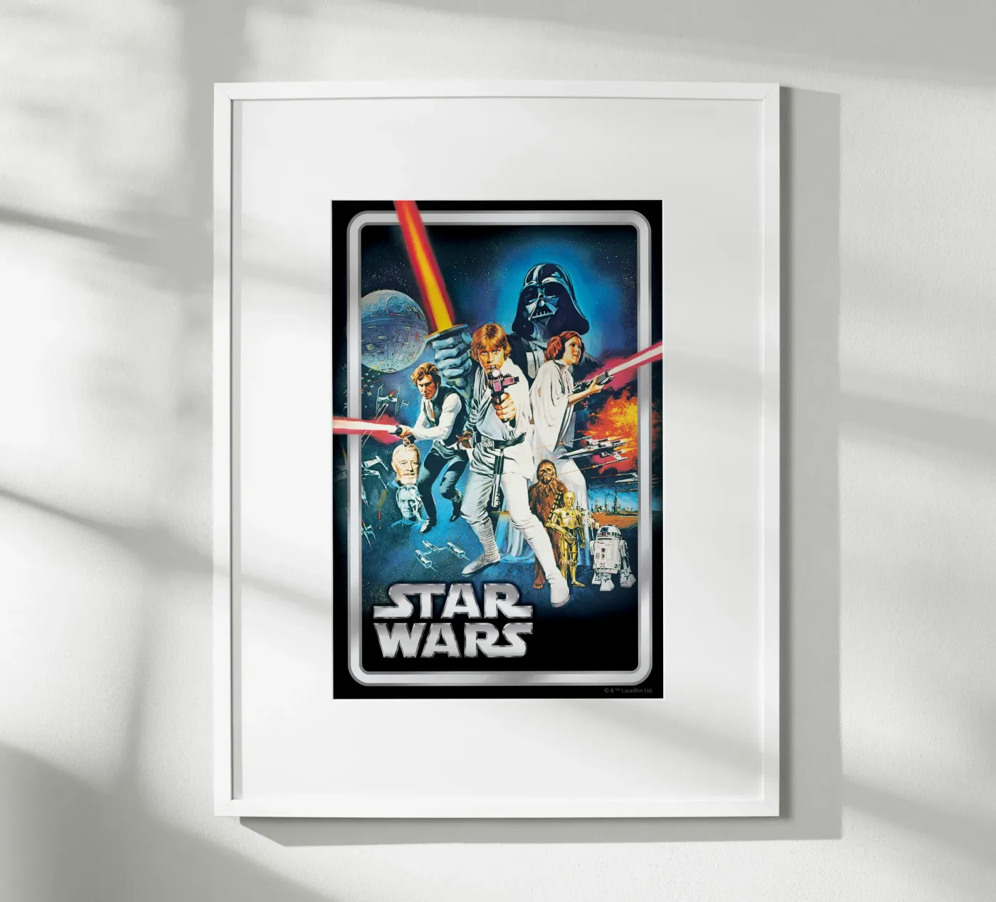 RETRO - STAR WARS CHARACTERS poster de Star Wars