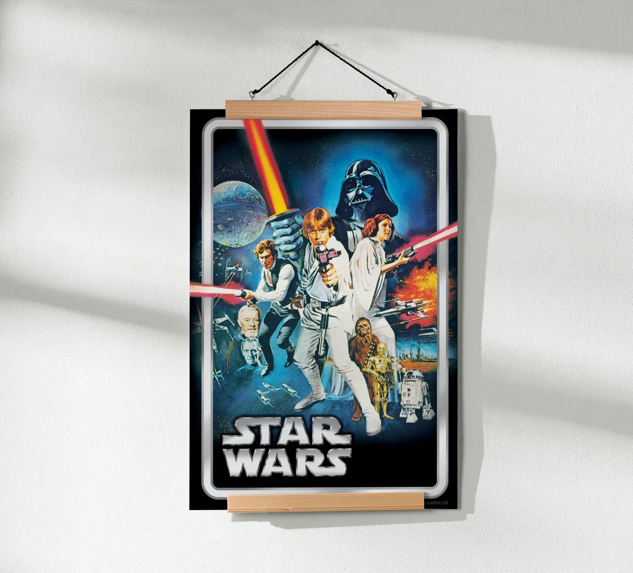 RETRO - STAR WARS CHARACTERS Poster von Star Wars