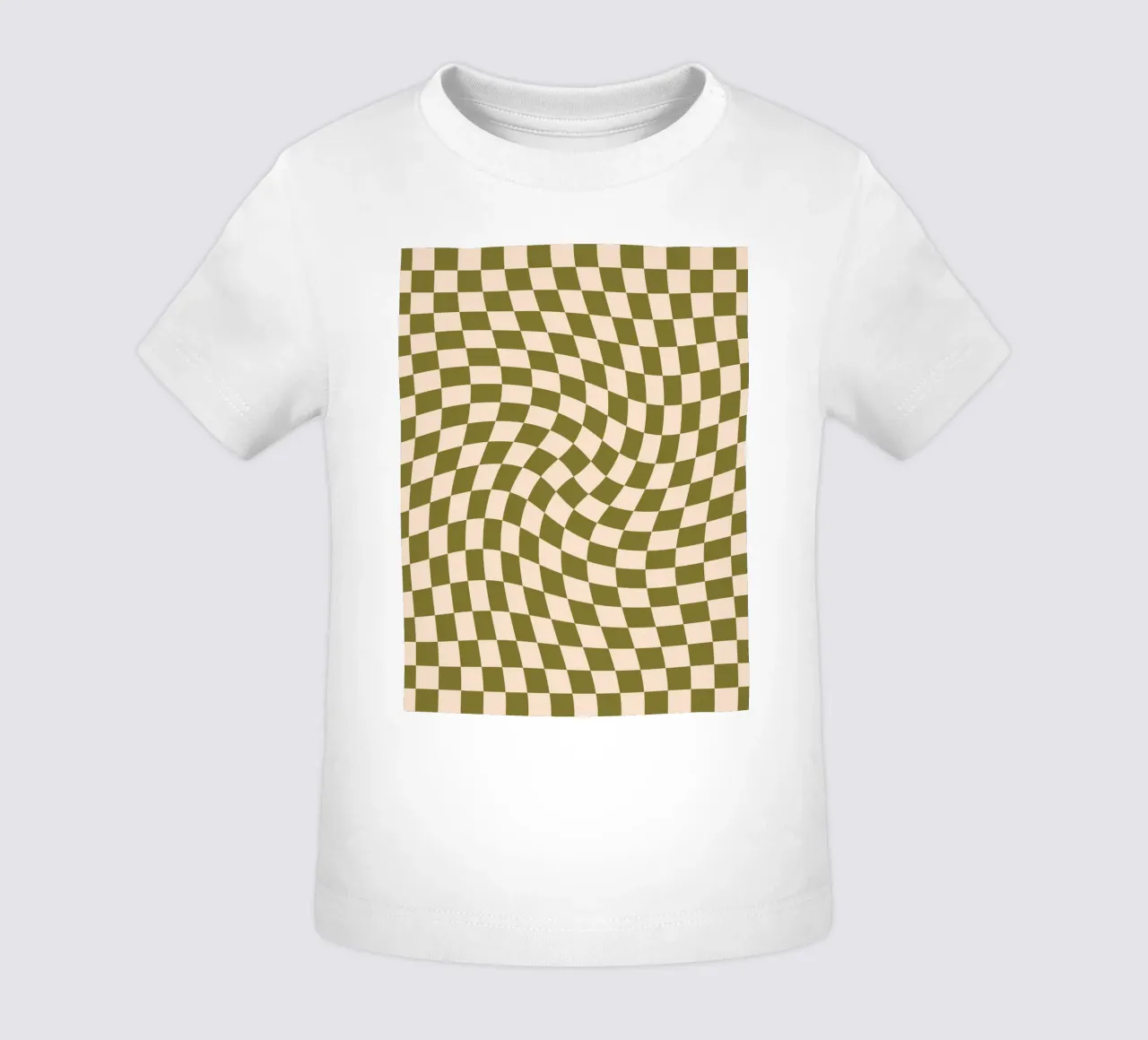 Checkerboard - Green Twist maglietta neonato da Galaxy Eyes