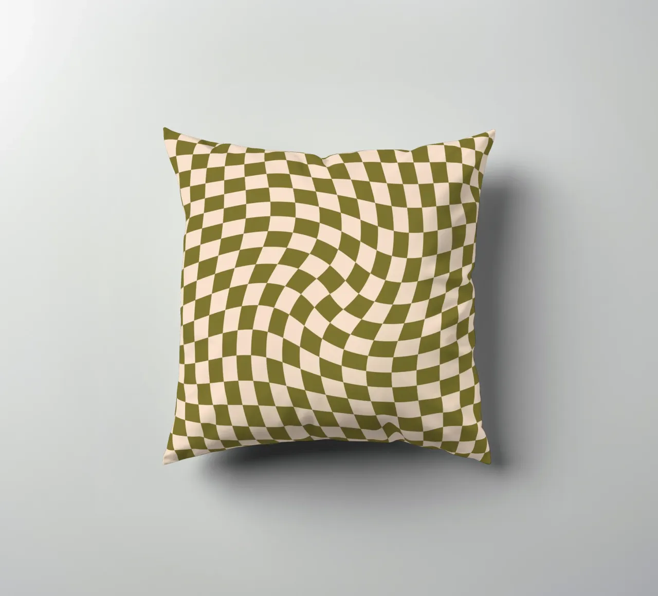 Checkerboard - Green Twist cuscino da Galaxy Eyes