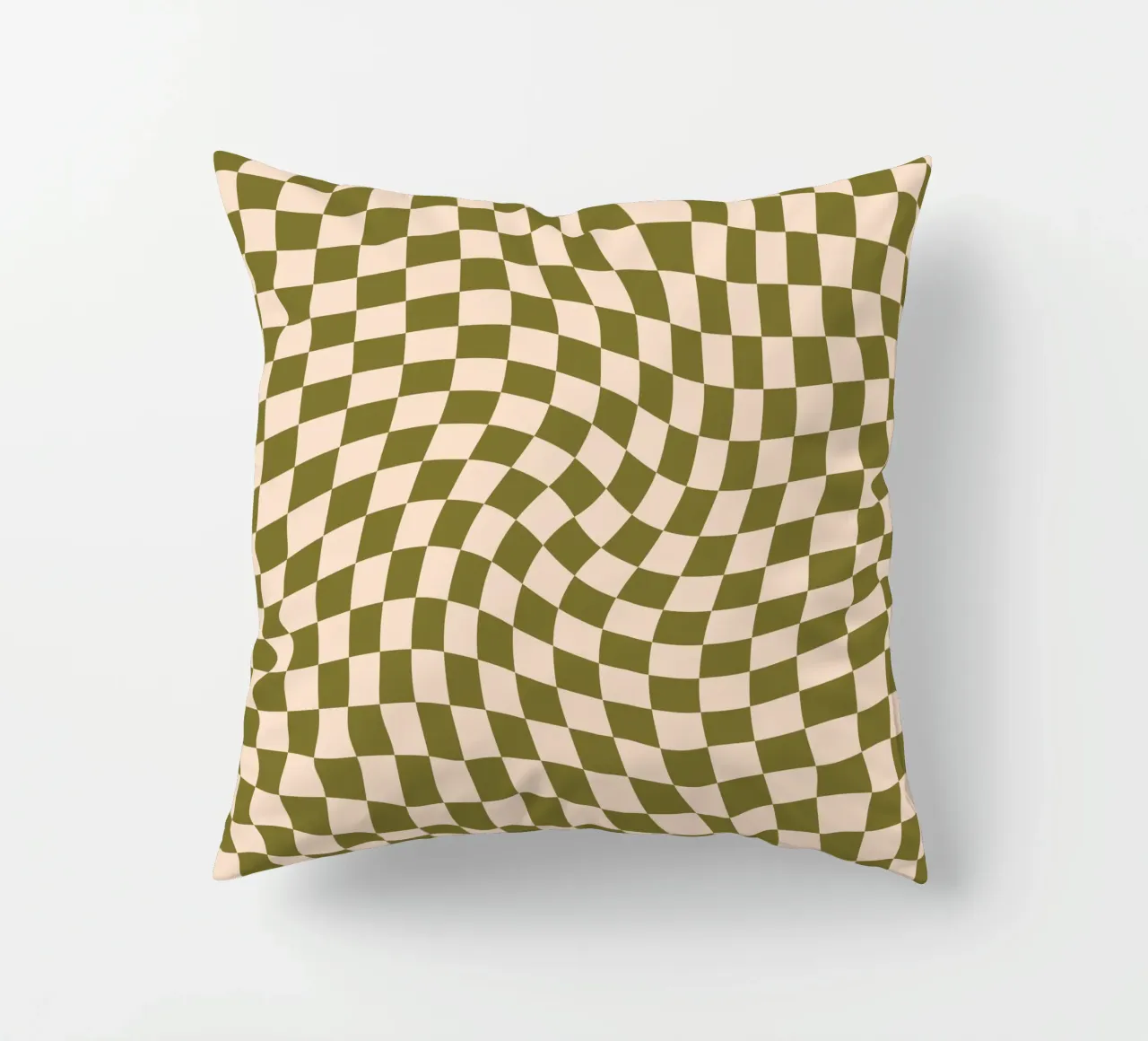 Checkerboard - Green Twist cuscino da Galaxy Eyes