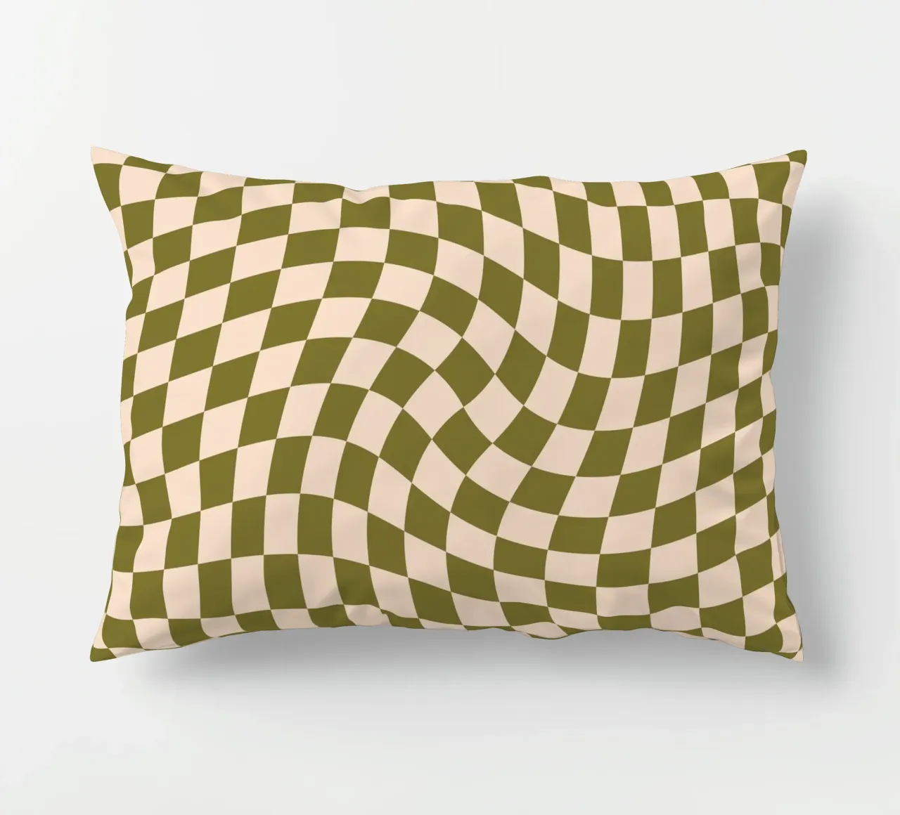 Checkerboard - Green Twist cuscino da Galaxy Eyes