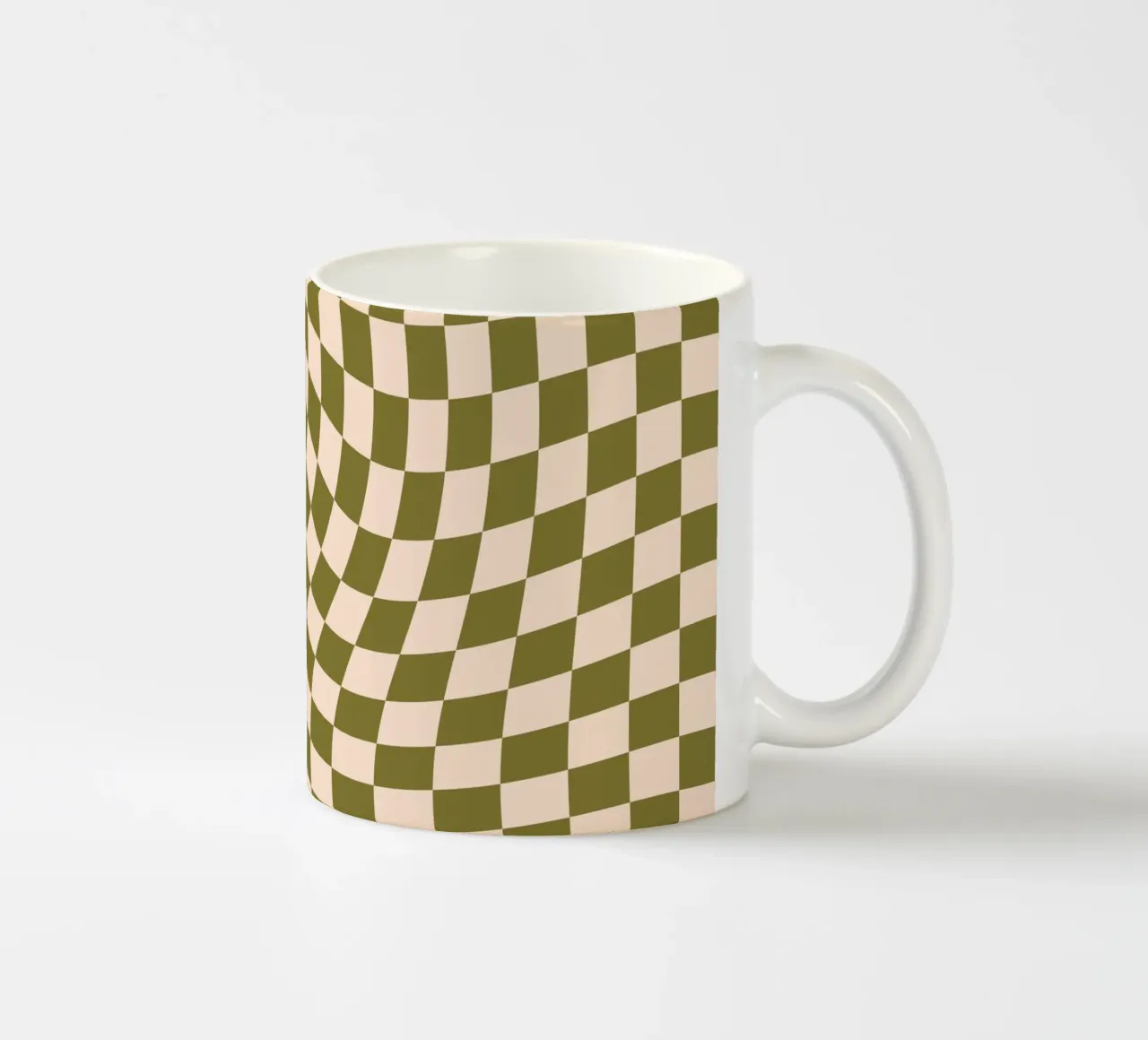 Checkerboard - Green Twist tazza in ceramica da Galaxy Eyes