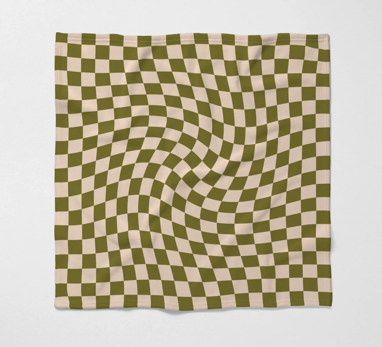 Checkerboard - Green Twist coperta in pile da Galaxy Eyes