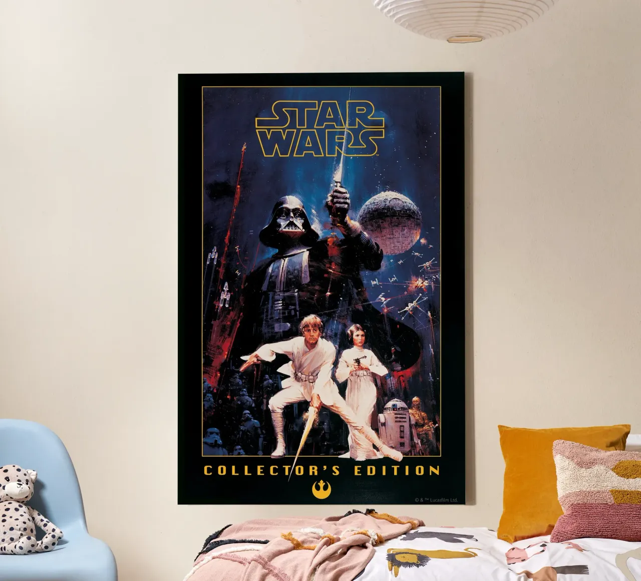RETRO - STAR WARS COLLECTOR'S EDITION tela con Cornice a cassetta da Star Wars