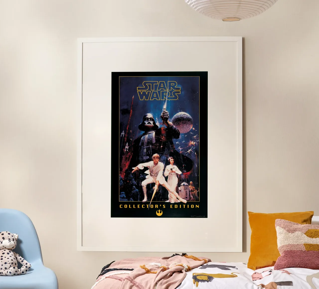 RETRO - STAR WARS COLLECTOR'S EDITION Poster mit Holzrahmen von Star Wars