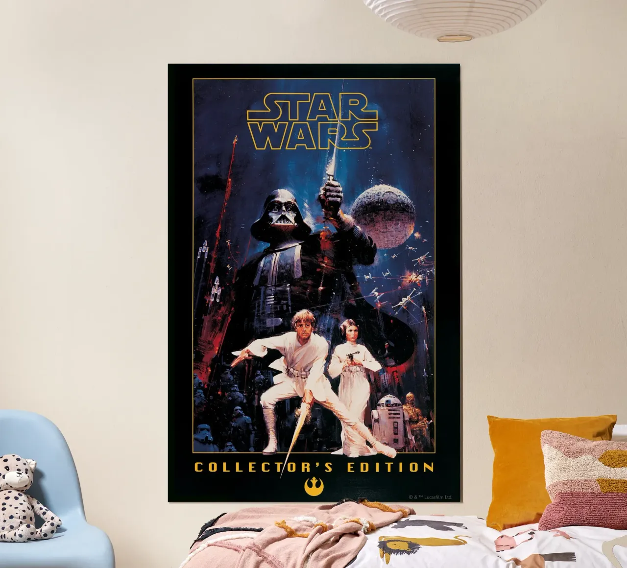 RETRO - STAR WARS COLLECTOR'S EDITION Poster mit Holzrahmen von Star Wars
