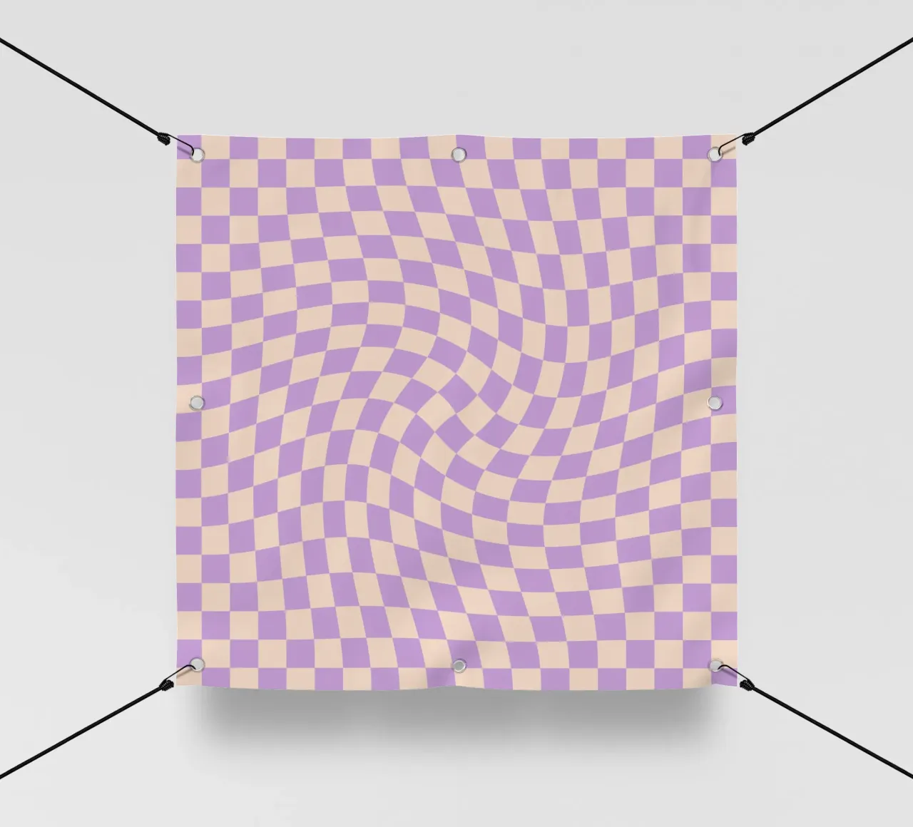 Checkerboard - Lilac Twist telo in pvc da Galaxy Eyes
