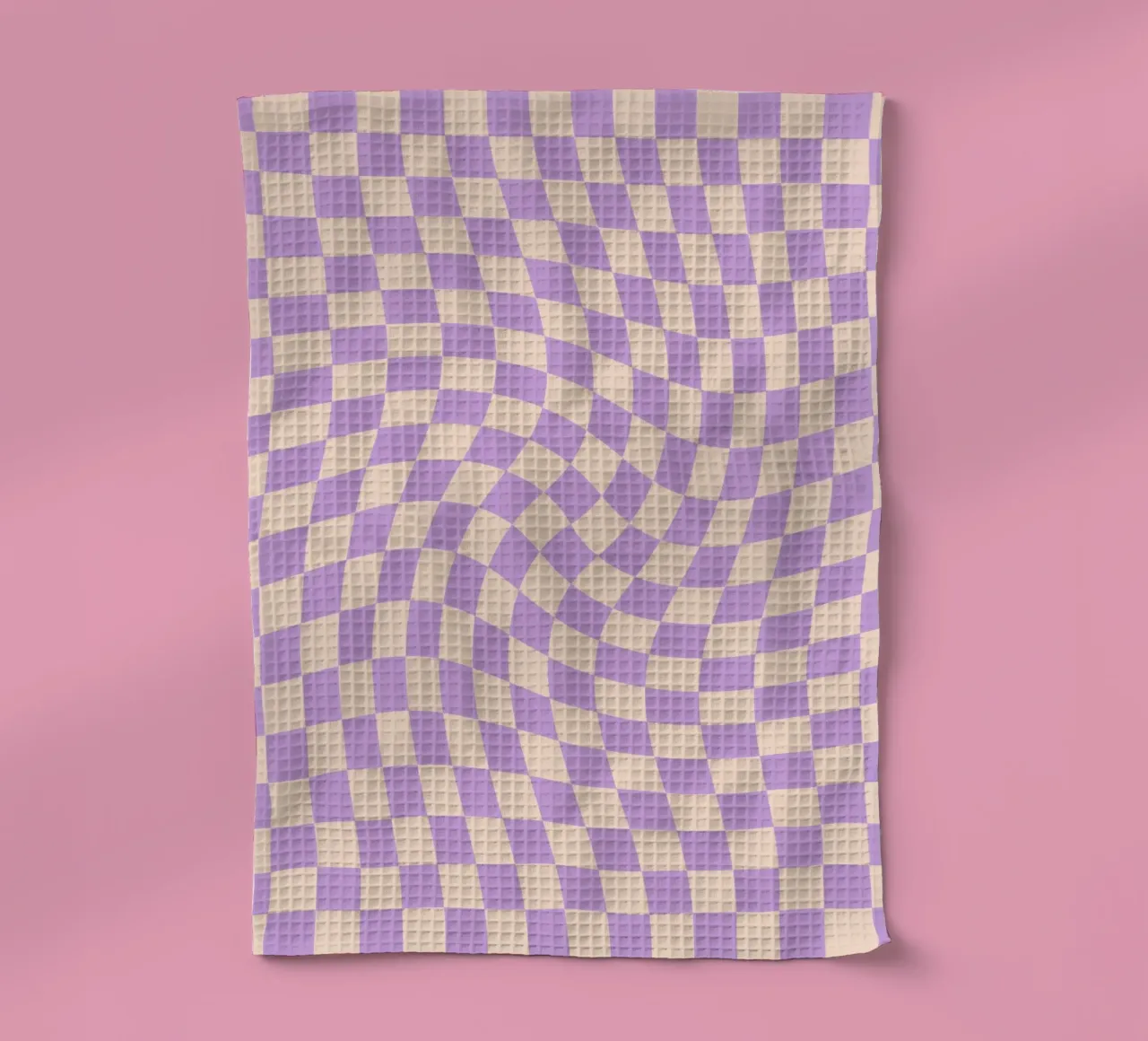 Checkerboard - Lilac Twist canovaccio da cucina da Galaxy Eyes
