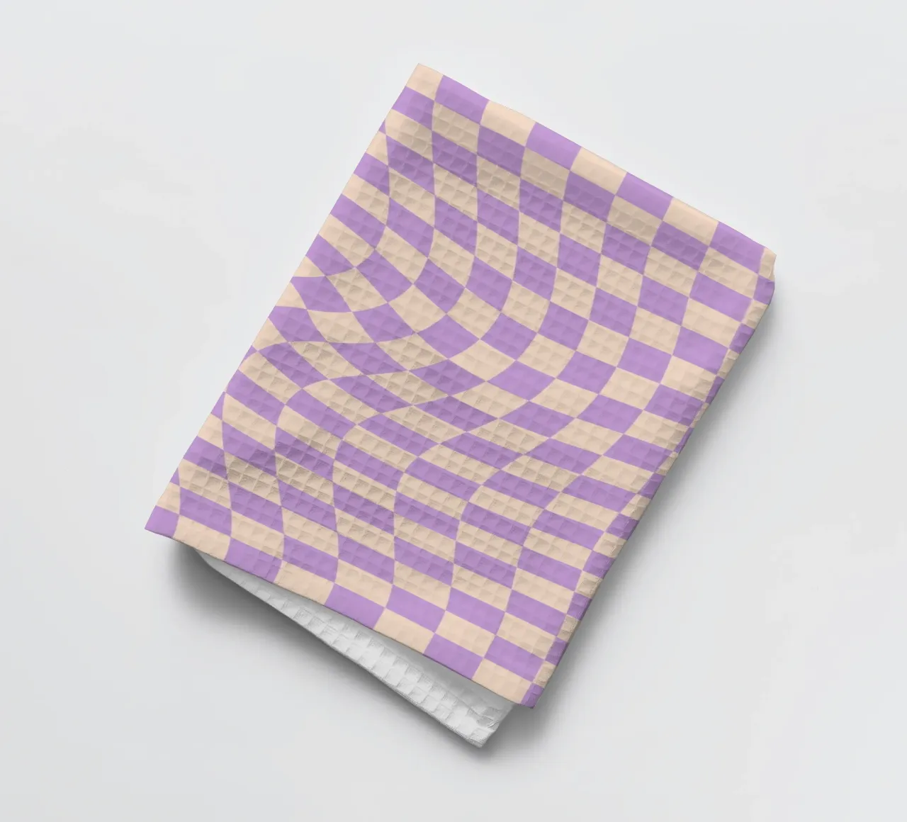 Checkerboard - Lilac Twist canovaccio da cucina da Galaxy Eyes