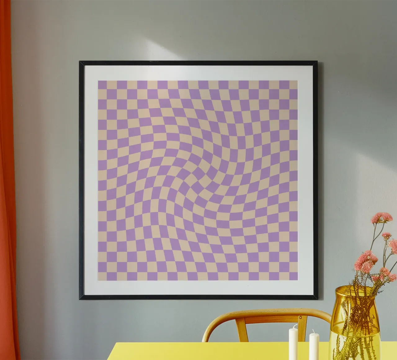 Checkerboard - Lilac Twist carta hahnemühle da Galaxy Eyes