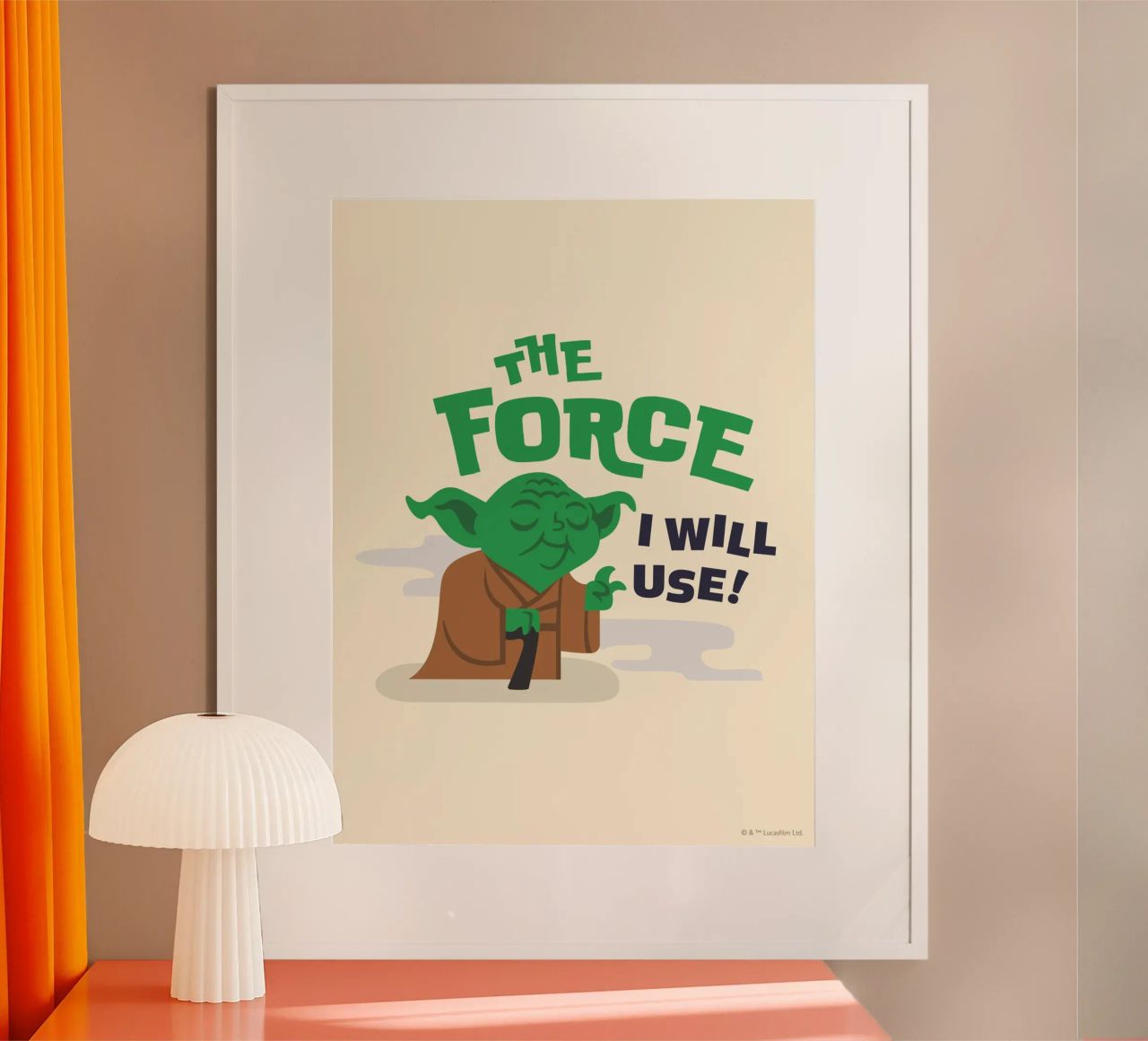 YODA - THE FORCE I WILL USE carta hahnemühle da Star Wars