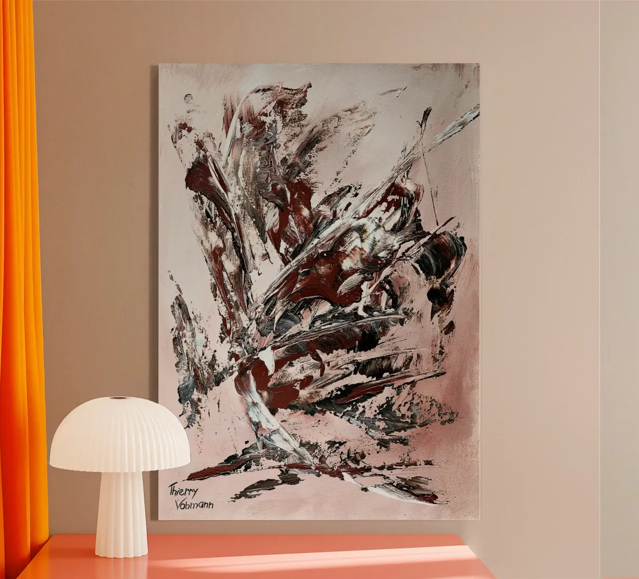 IDEAL GIFT 58 plexiglass da Thierry Vobmann Abstract painting