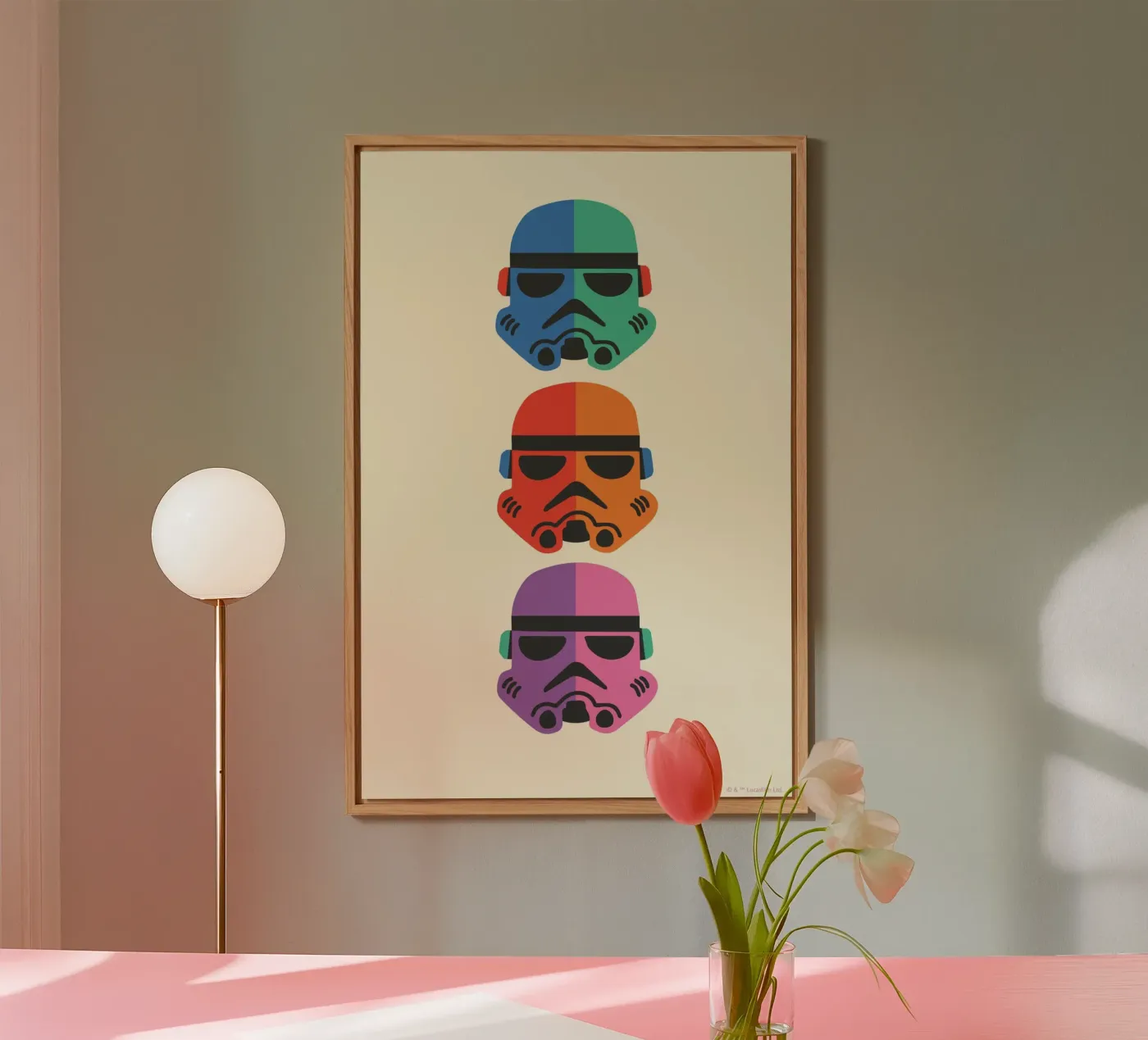 STORMTROOPER HELMETS alluminio dibond da Star Wars