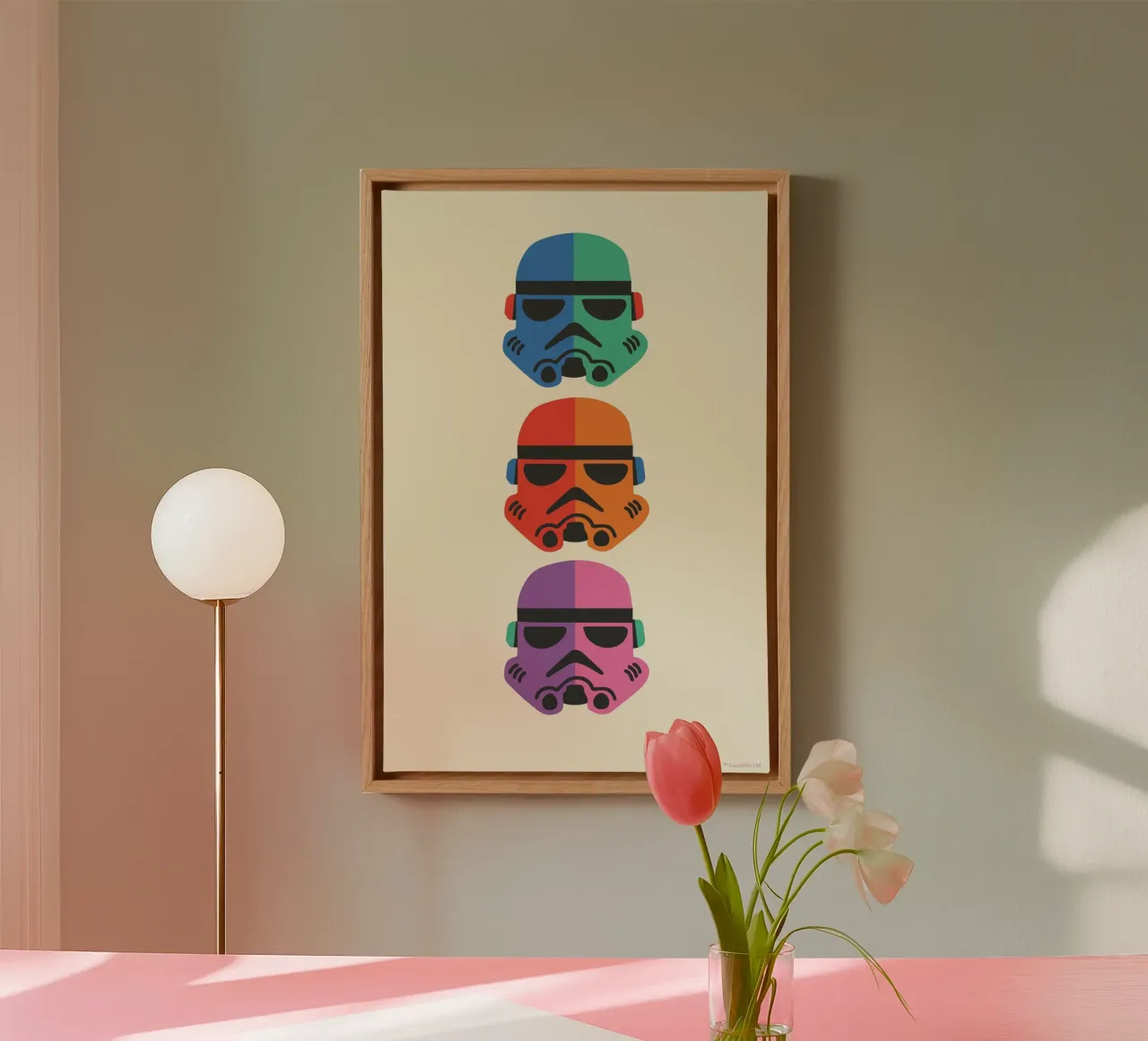 STORMTROOPER HELMETS canvas van Star Wars