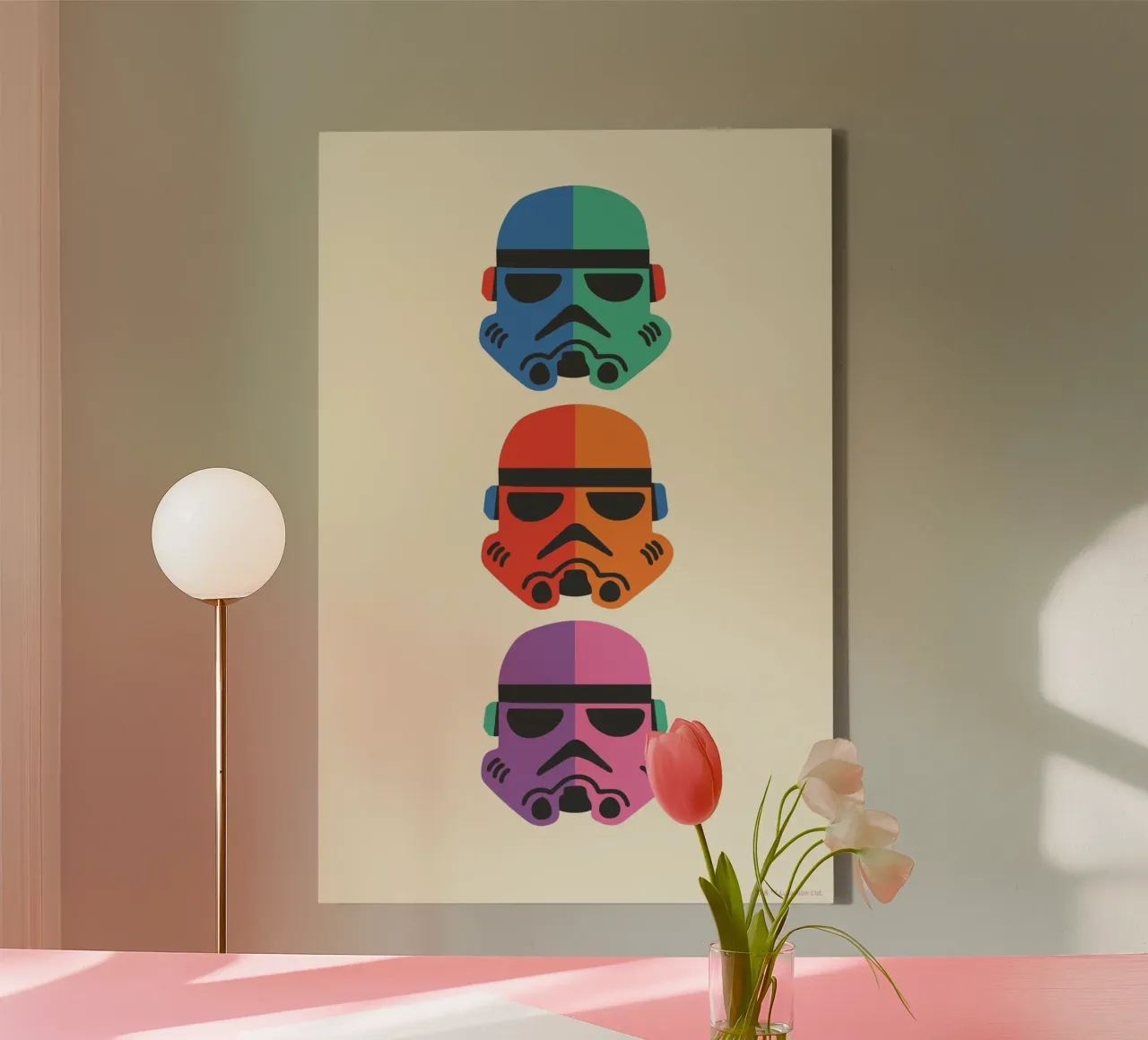 STORMTROOPER HELMETS canvas van Star Wars