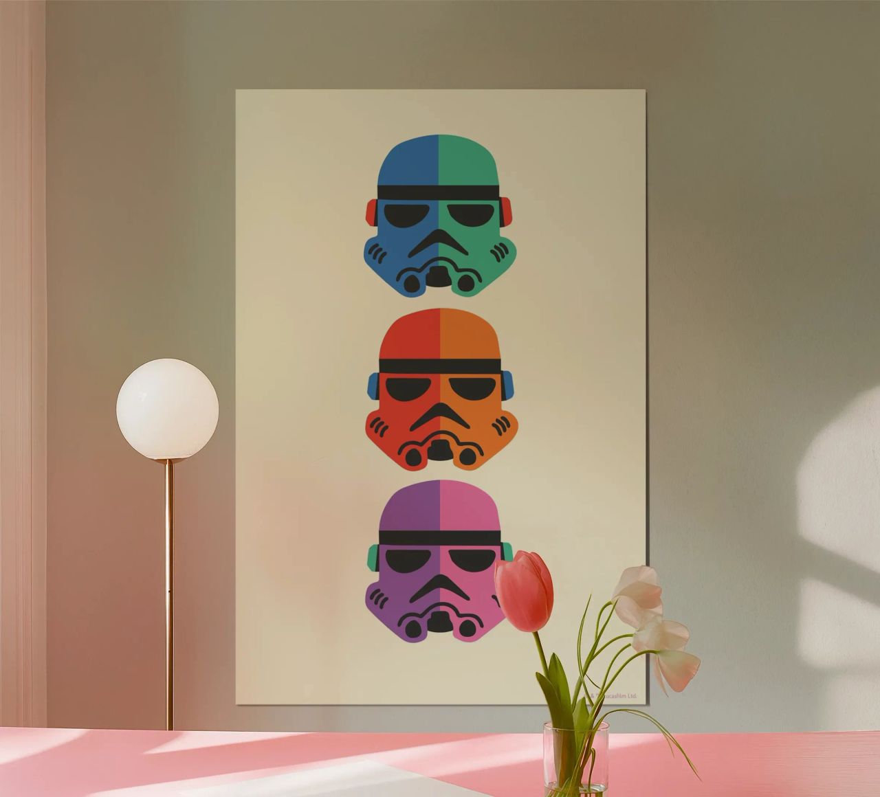 STORMTROOPER HELMETS Poster von Star Wars
