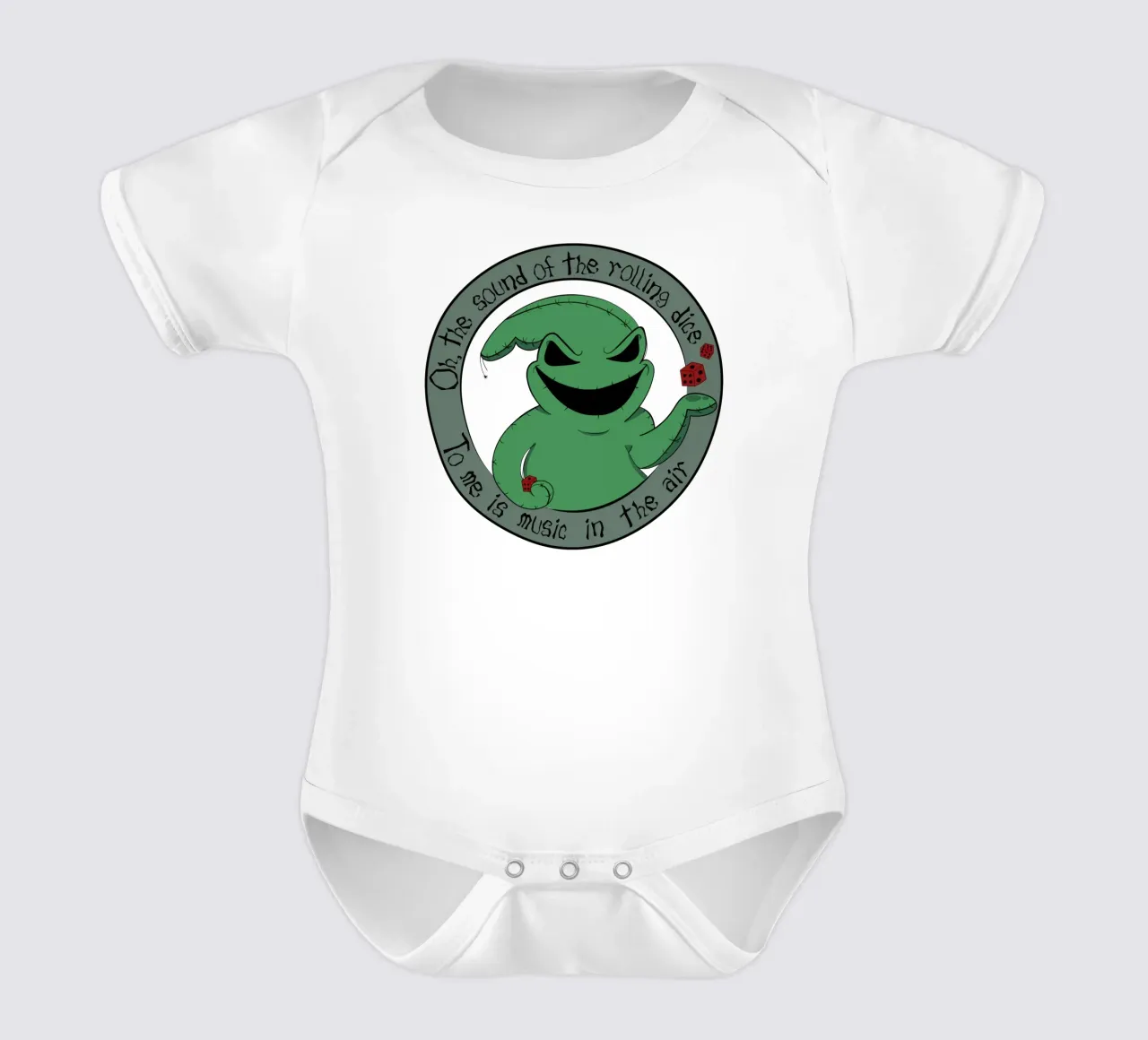 Oogie Boogie Man II body neonato maniche corte da Loobs