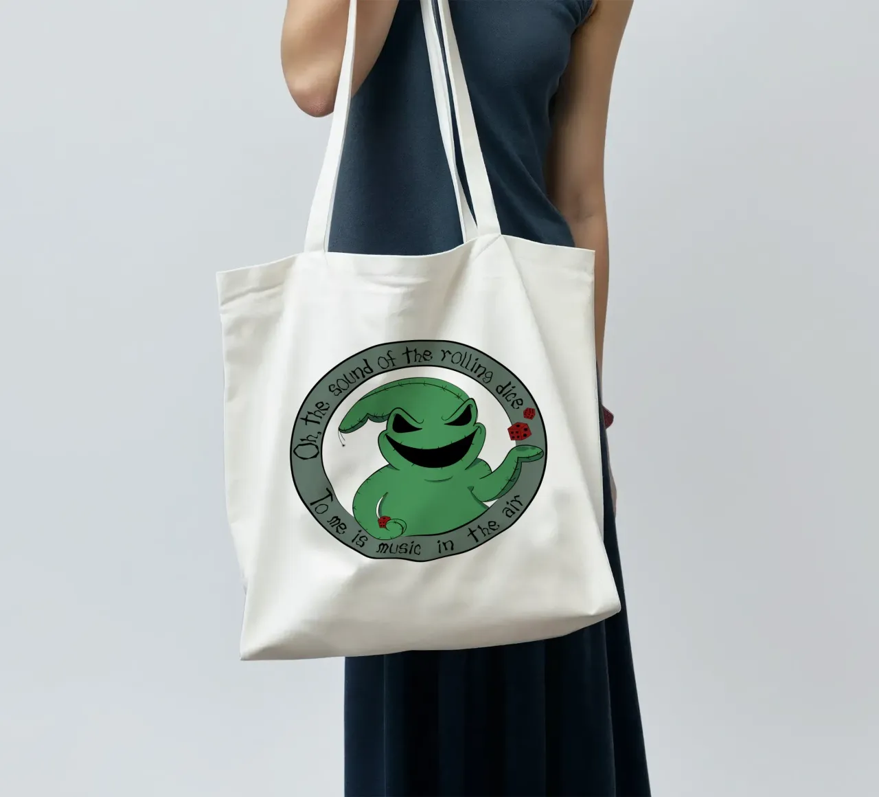 Oogie Boogie Man II borsa in juta da Loobs