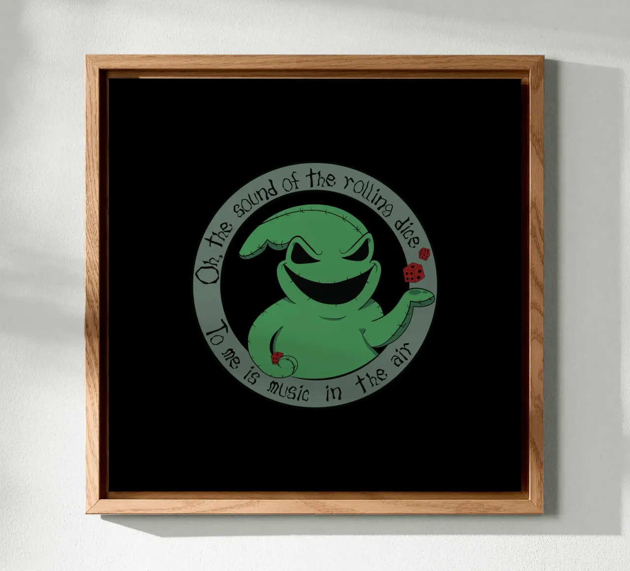 Oogie Boogie Man II alluminio dibond da Loobs