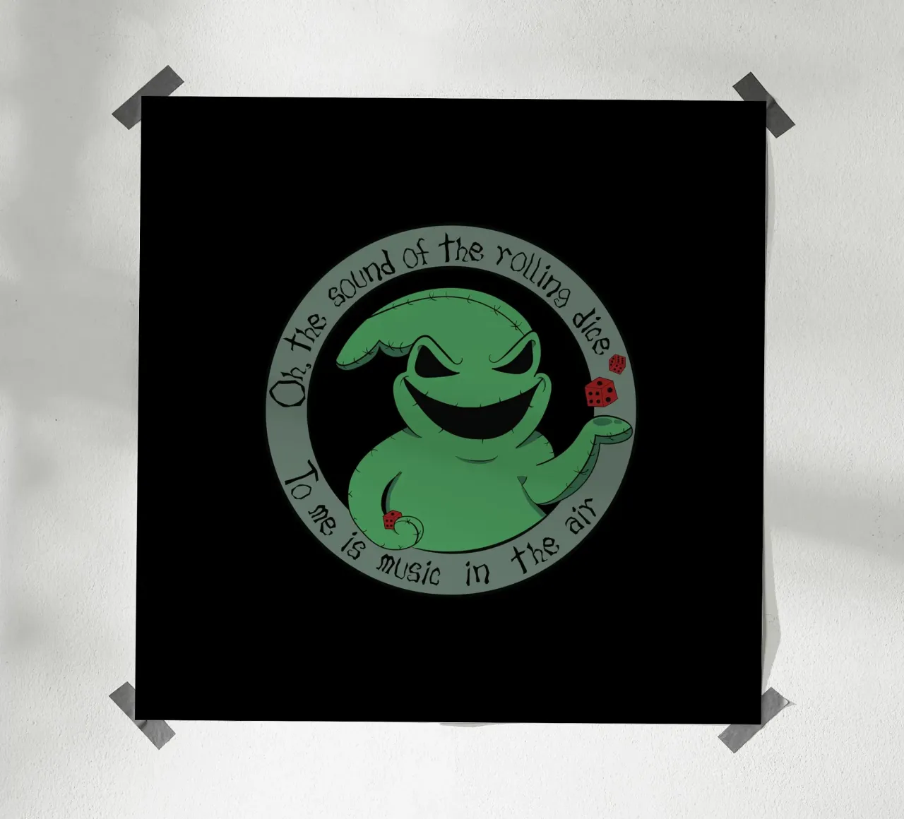Oogie Boogie Man II carta hahnemühle da Loobs