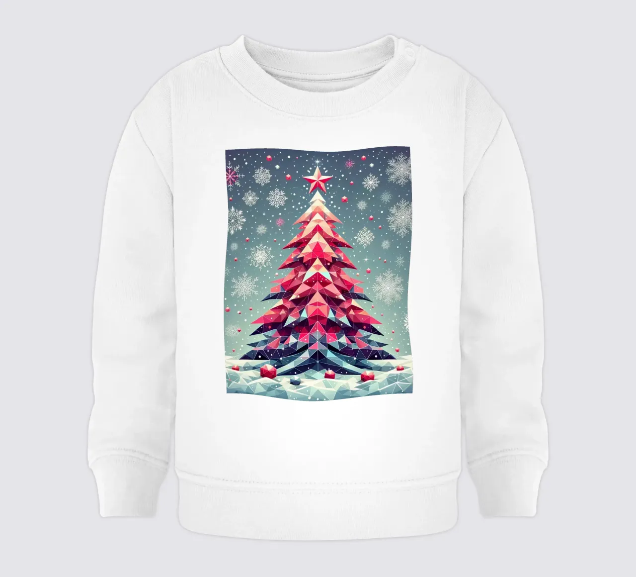 Rosa Weihnachtsbaum felpa neonato da Digital Naive