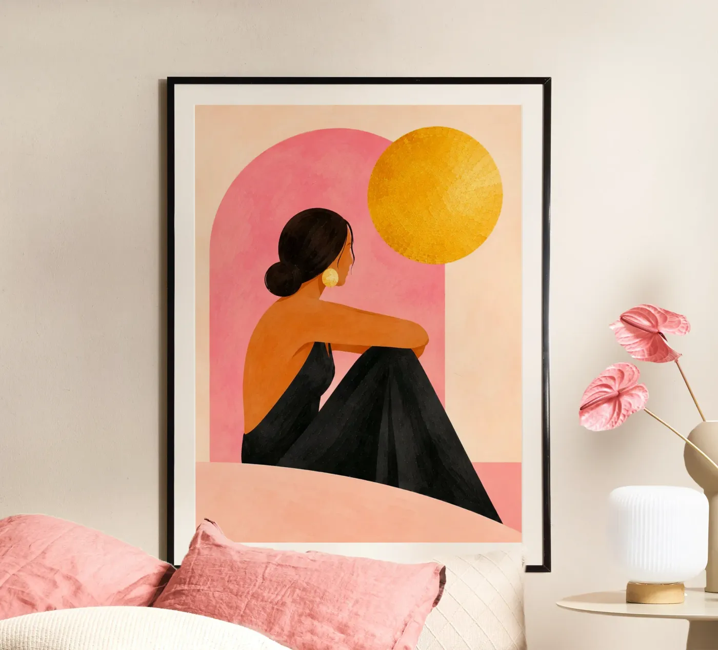 Sunlit Muse poster by PurePrint Studio