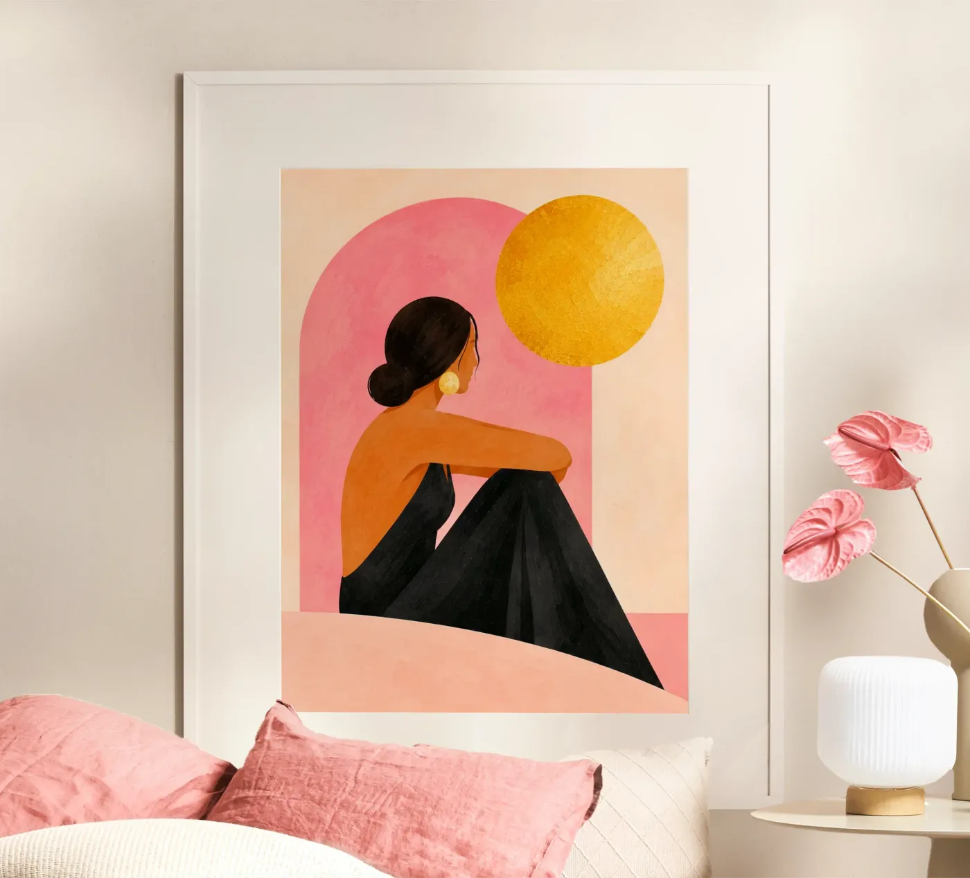 Sunlit Muse poster by PurePrint Studio