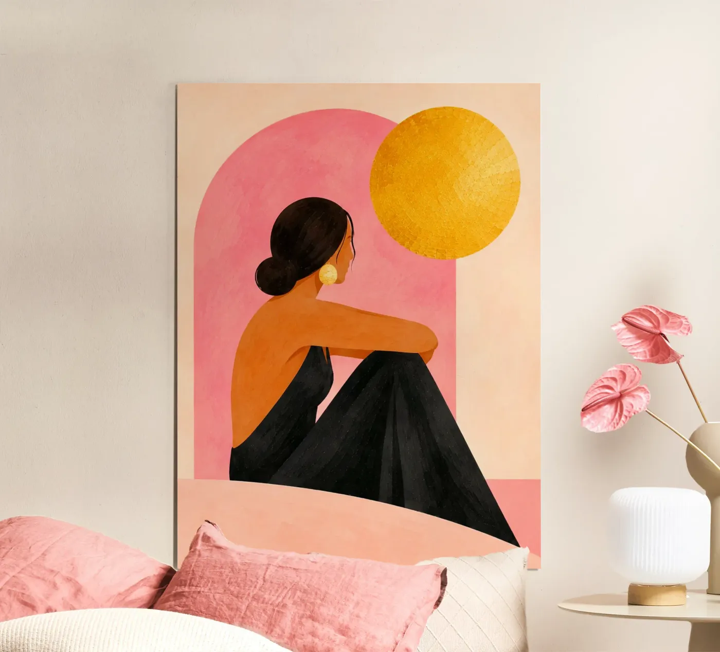 Sunlit Muse poster by PurePrint Studio