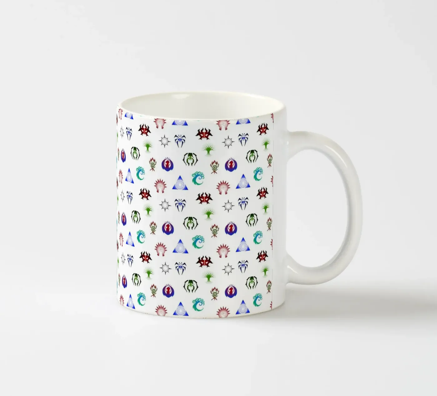 Pattern Guilds MTG ceramic mug by Loobs