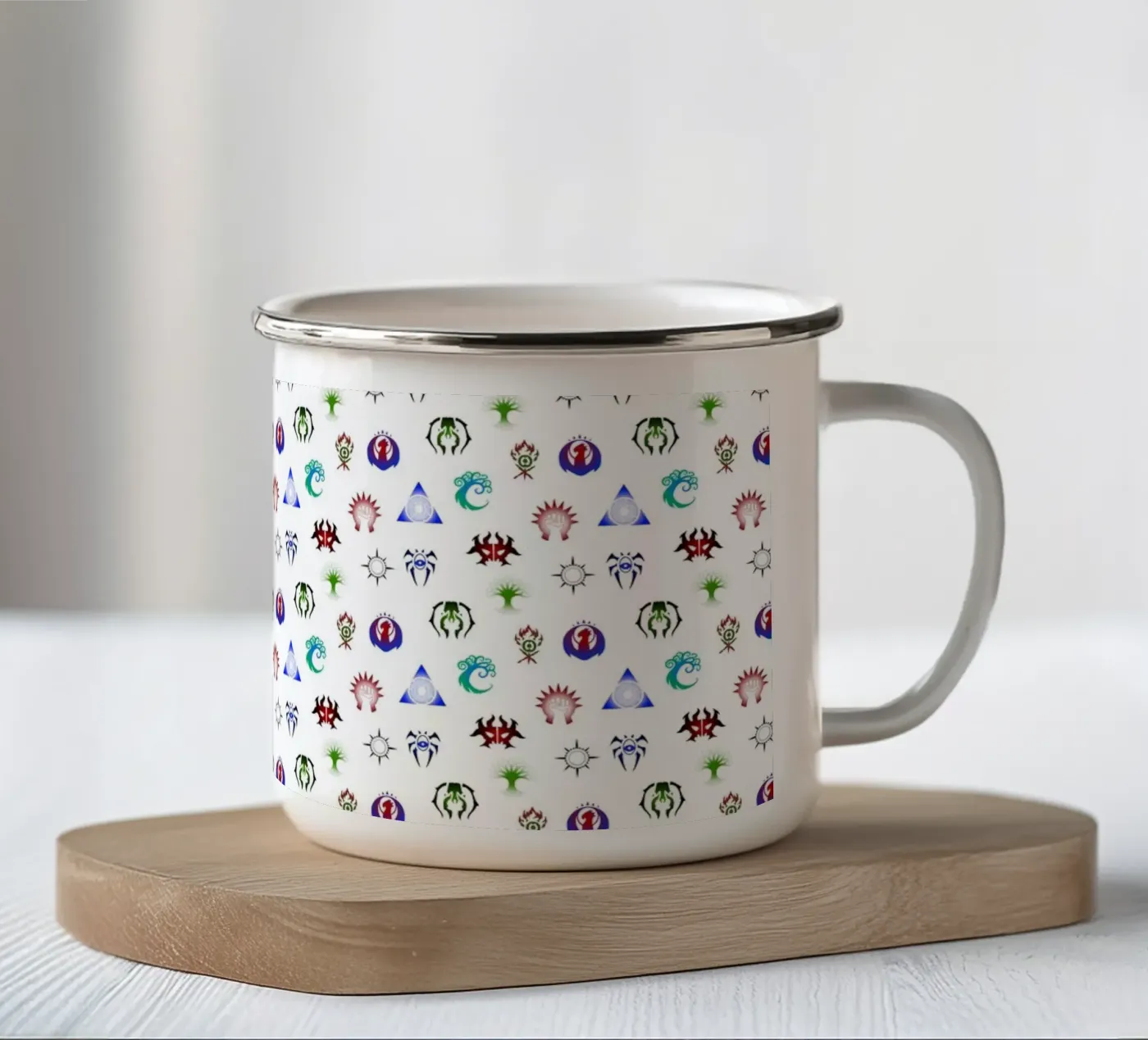 Pattern Guilds MTG enamel mug by Loobs