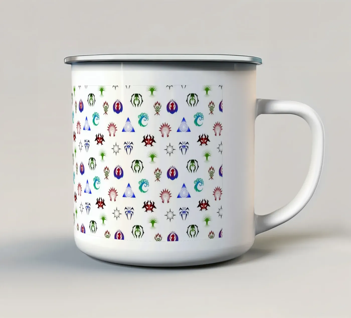 Pattern Guilds MTG enamel mug by Loobs
