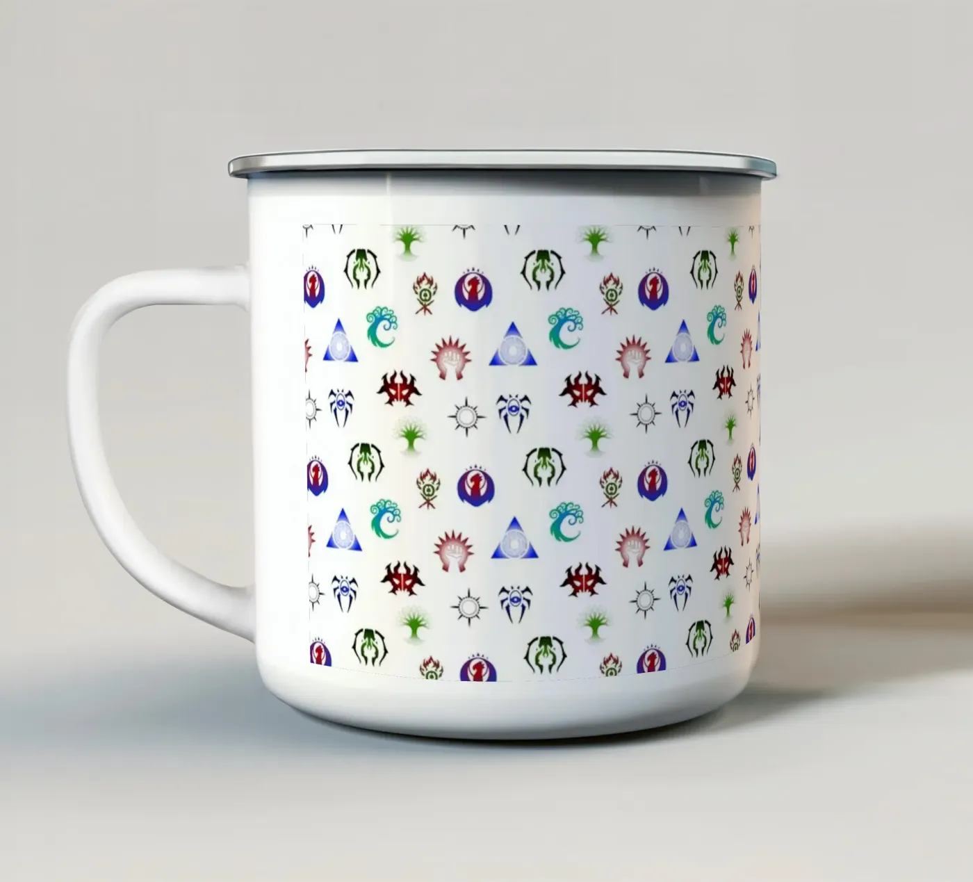 Pattern Guilds MTG enamel mug by Loobs