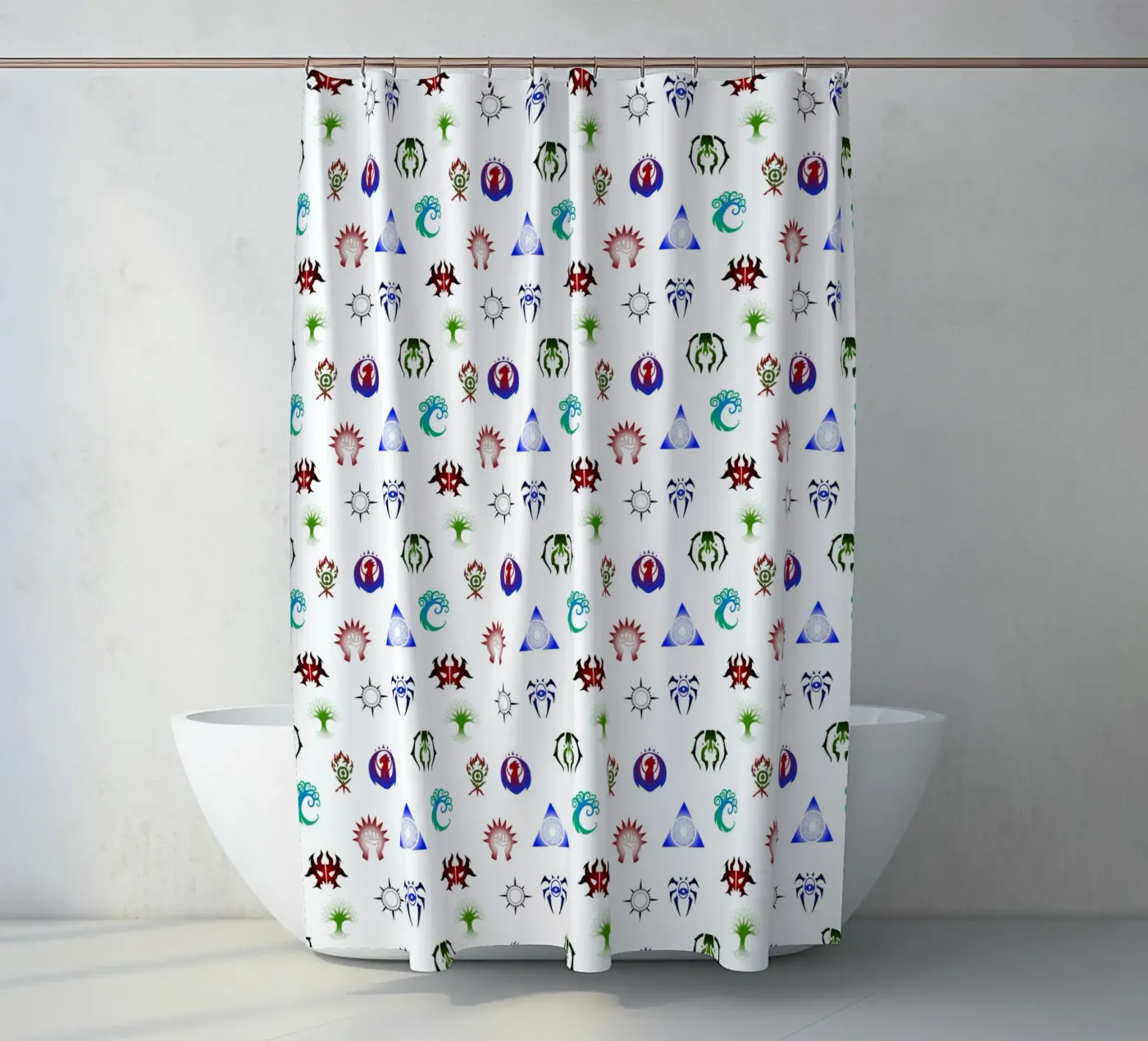 Patroongildes MTG douchegordijn van Loobs
