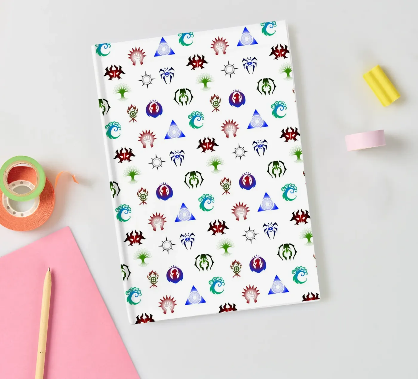 Pattern Guilds MTG notebook by Loobs