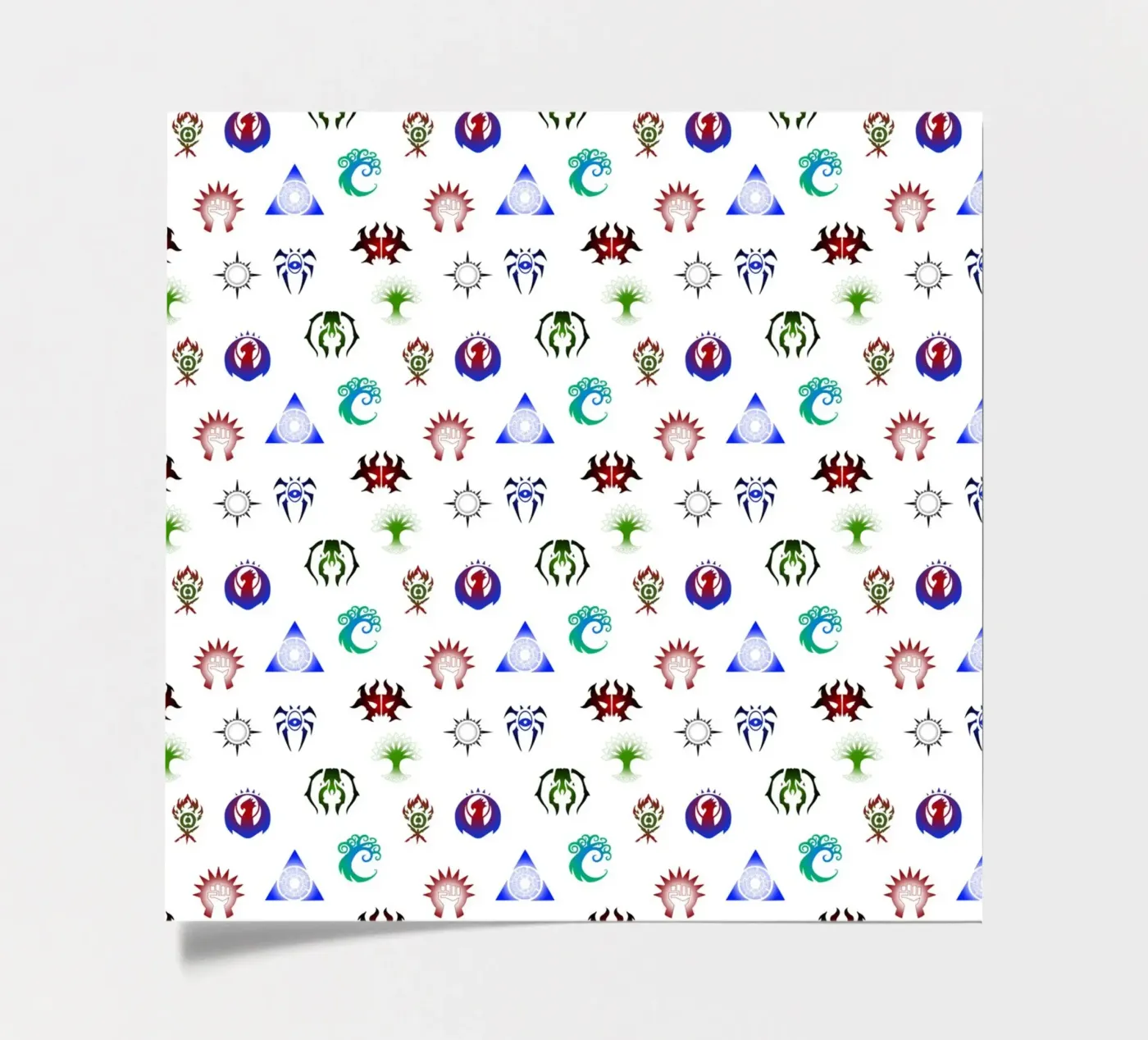 Pattern Guilds MTG sticker sheet by Loobs