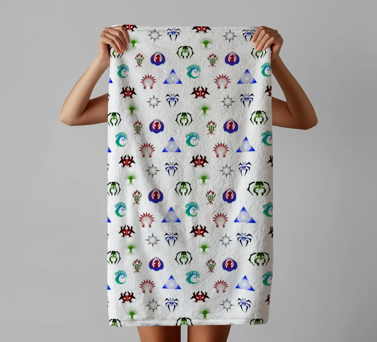 Pattern Guilds MTG towel by Loobs