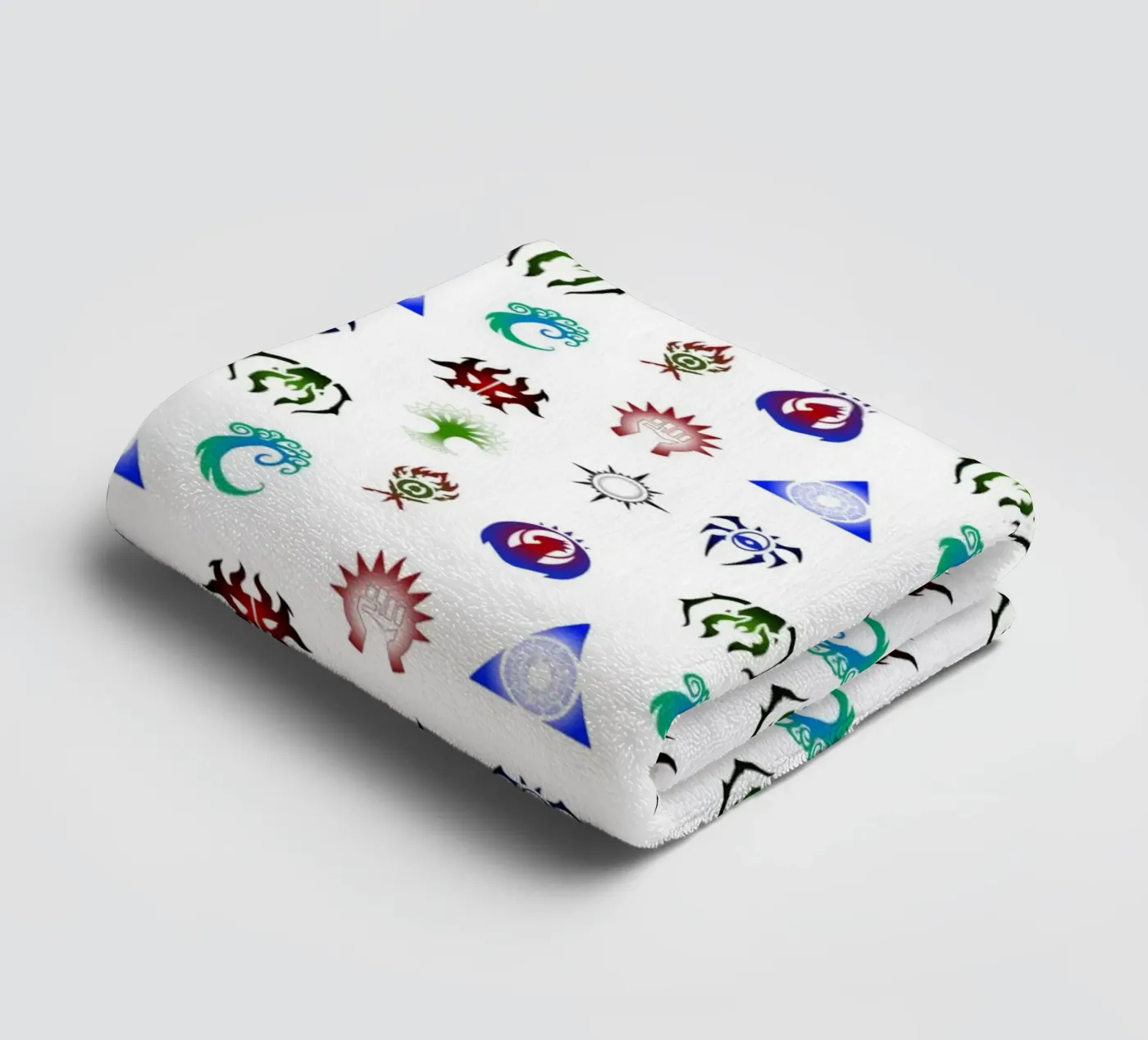 Pattern Guilds MTG towel by Loobs