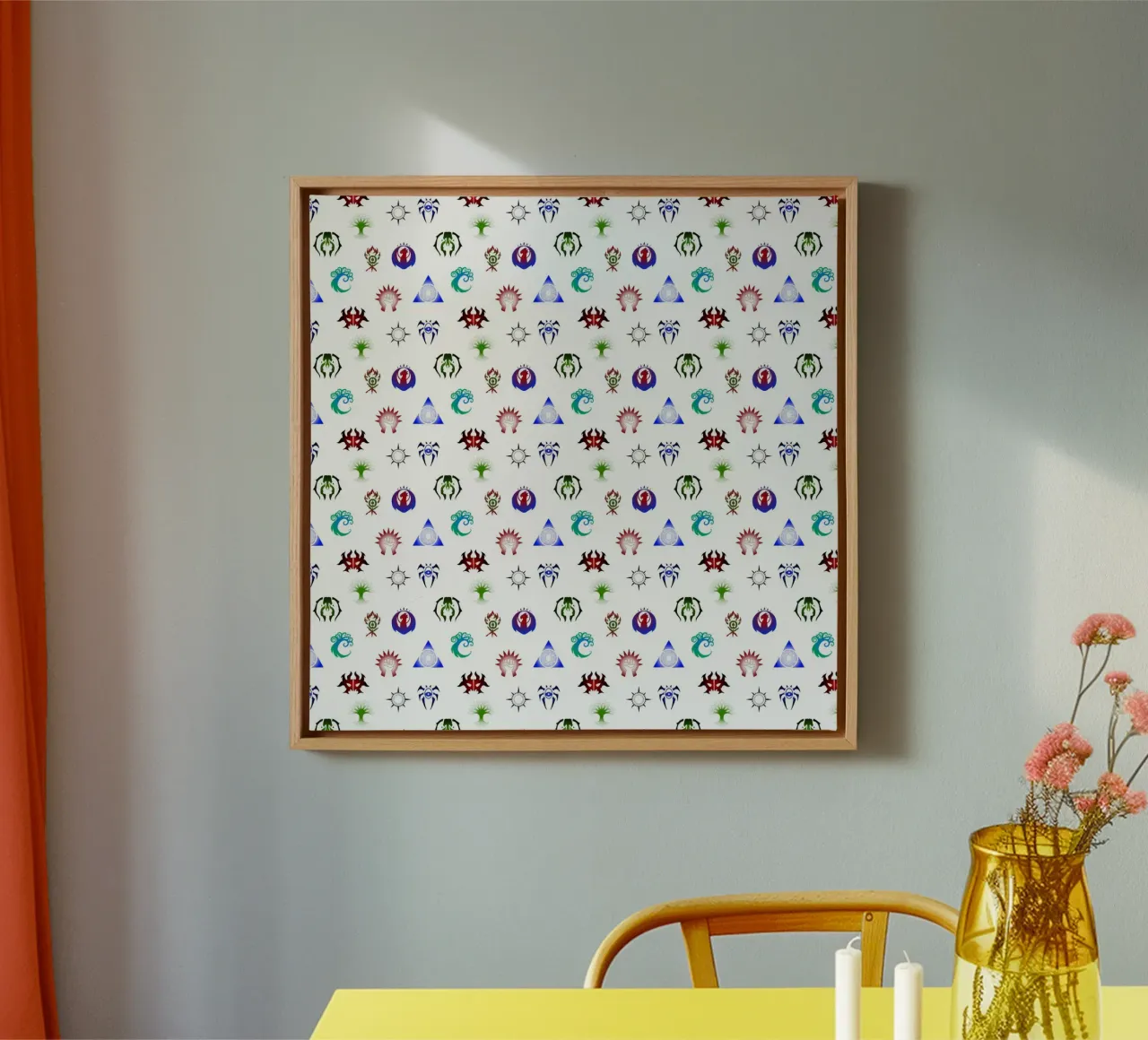 Modelli di gilde MTG tela con Cornice a cassetta da Loobs