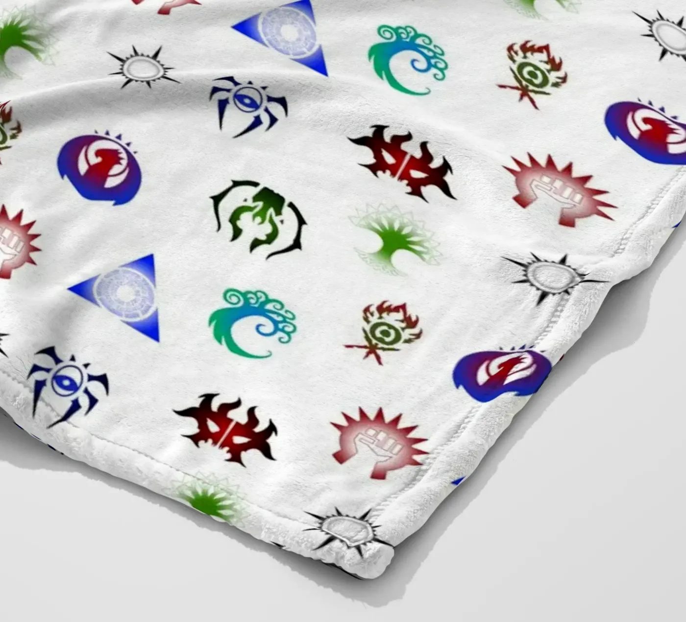 Pattern Guilds MTG fleece blanket by Loobs