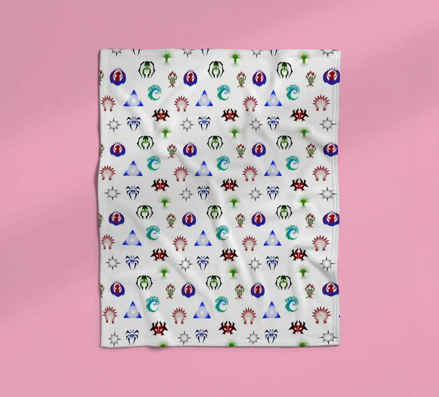 Pattern Guilds MTG fleece blanket by Loobs