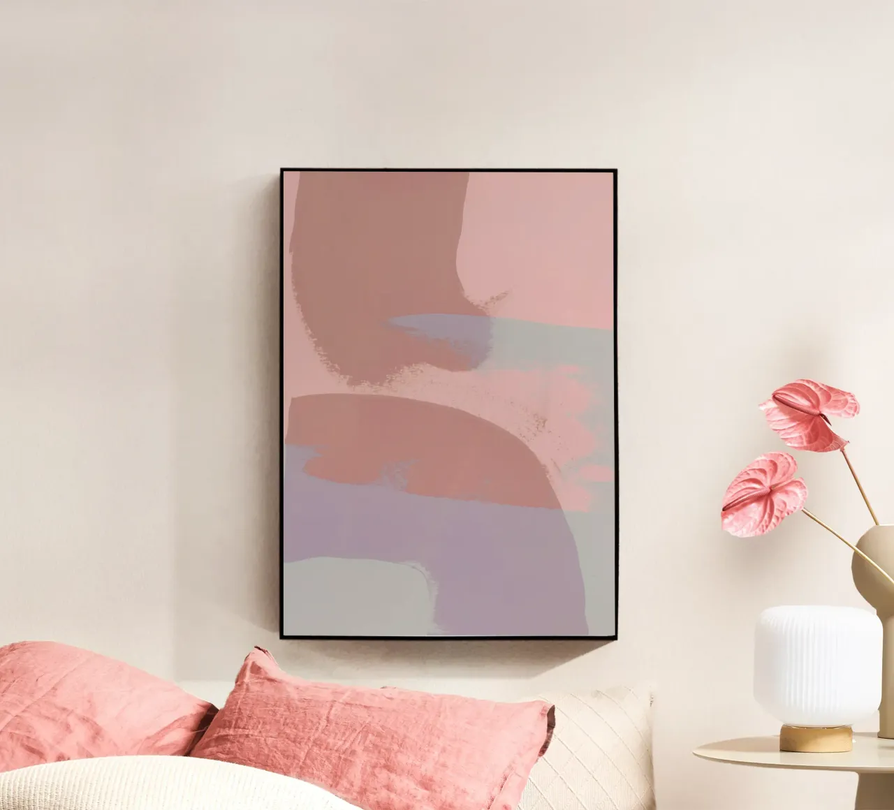 layered shapes 1 acrylic glass by IRIS LEHNHARDT FINE ART