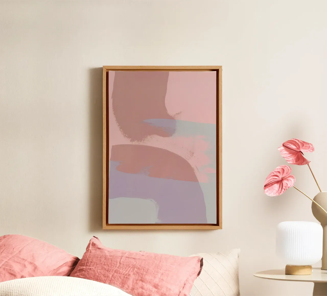 layered shapes 1 canvas by IRIS LEHNHARDT FINE ART